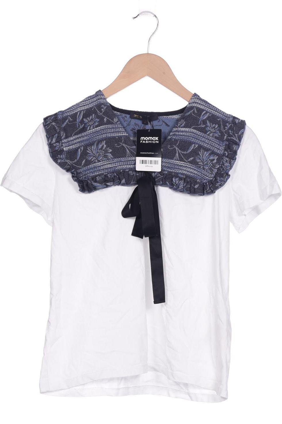 

maje Damen T-Shirt, weiß, Gr. 42