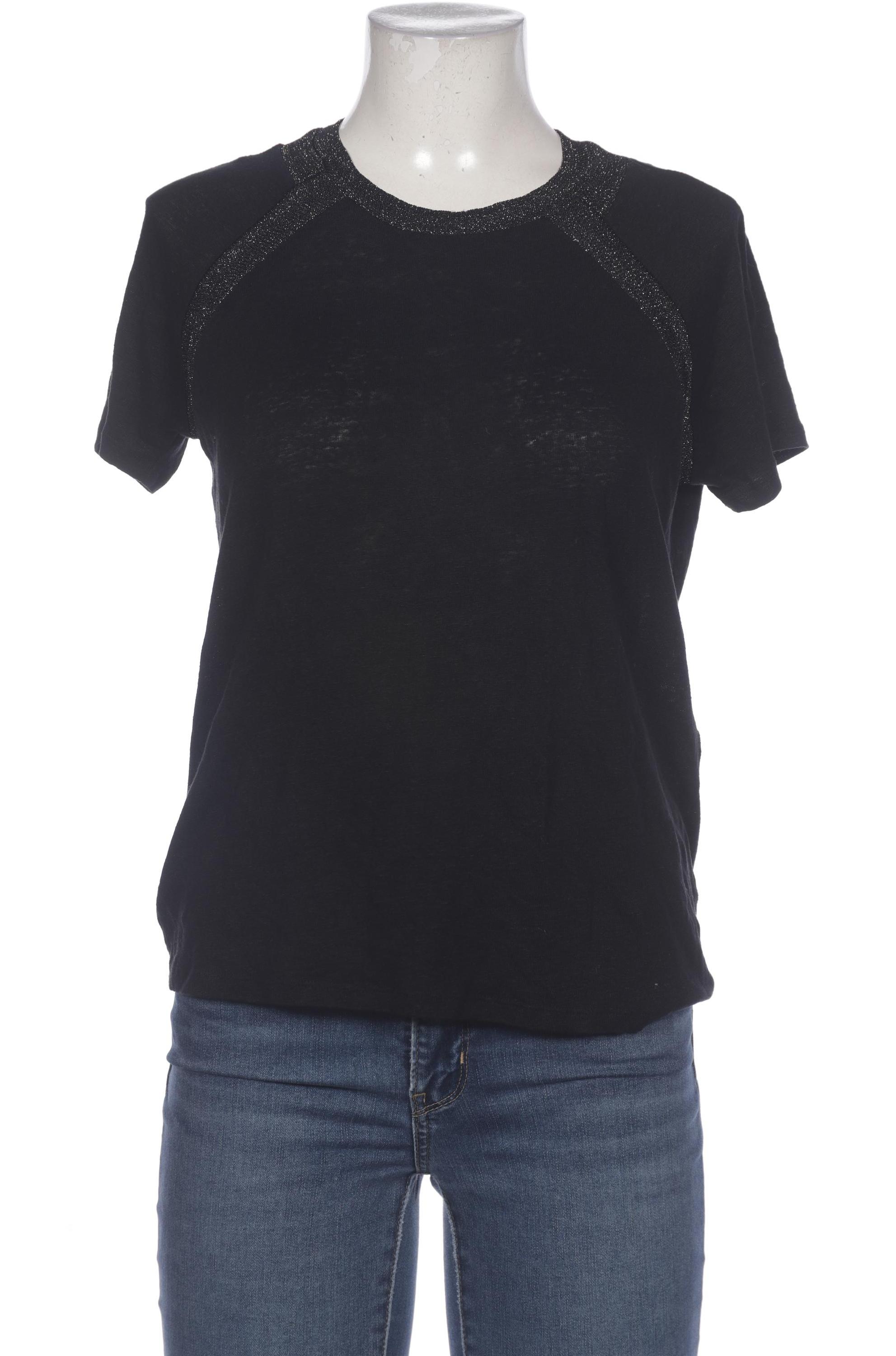 

maje Damen T-Shirt, schwarz, Gr. 42