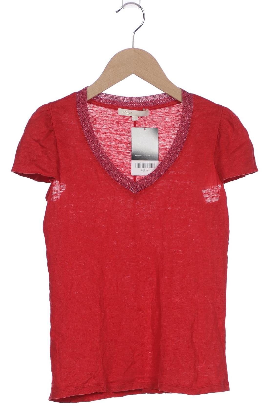 

maje Damen T-Shirt, rot, Gr. 36