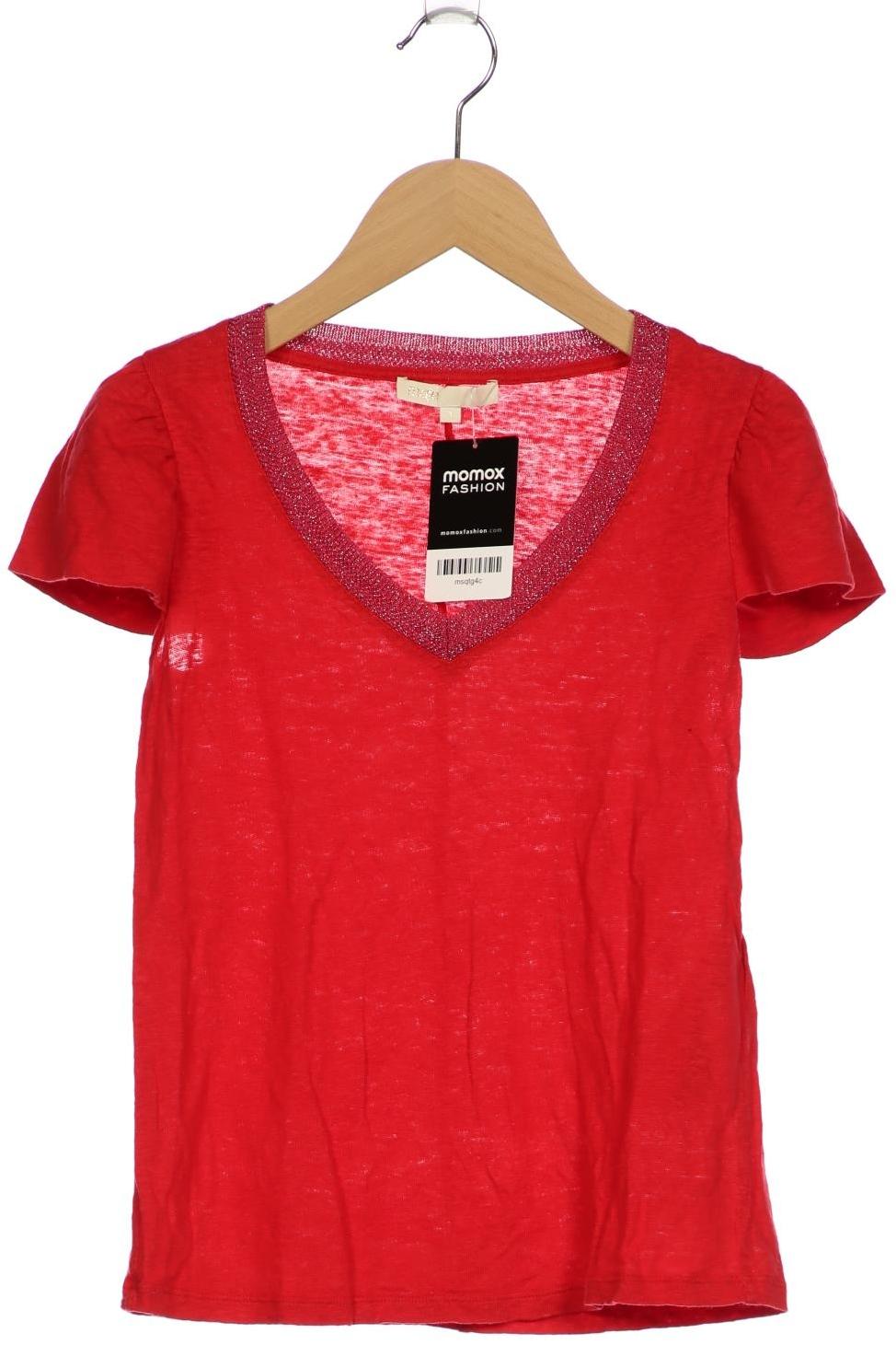 

maje Damen T-Shirt, rot, Gr. 36