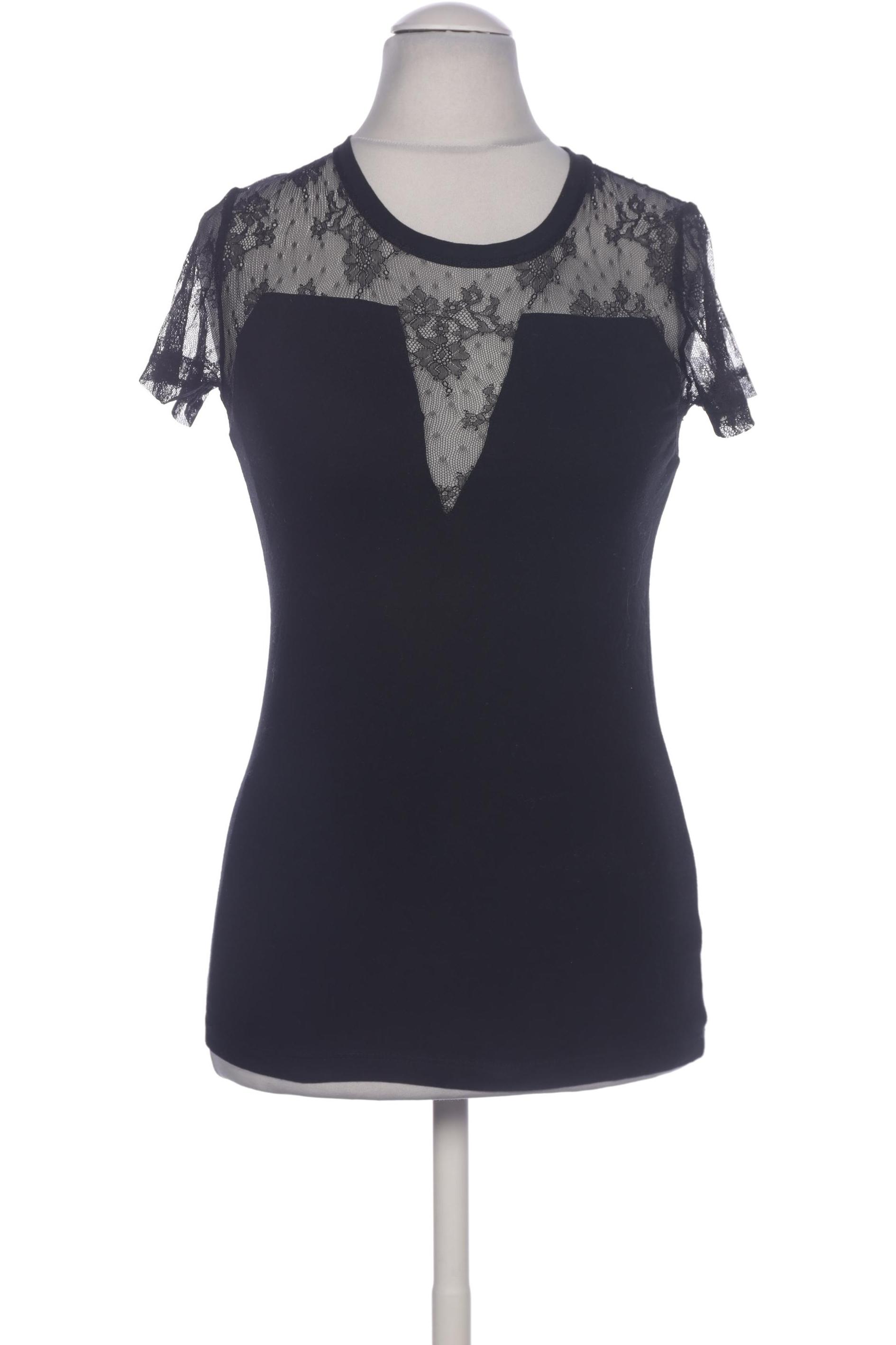 

maje Damen T-Shirt, schwarz, Gr. 36
