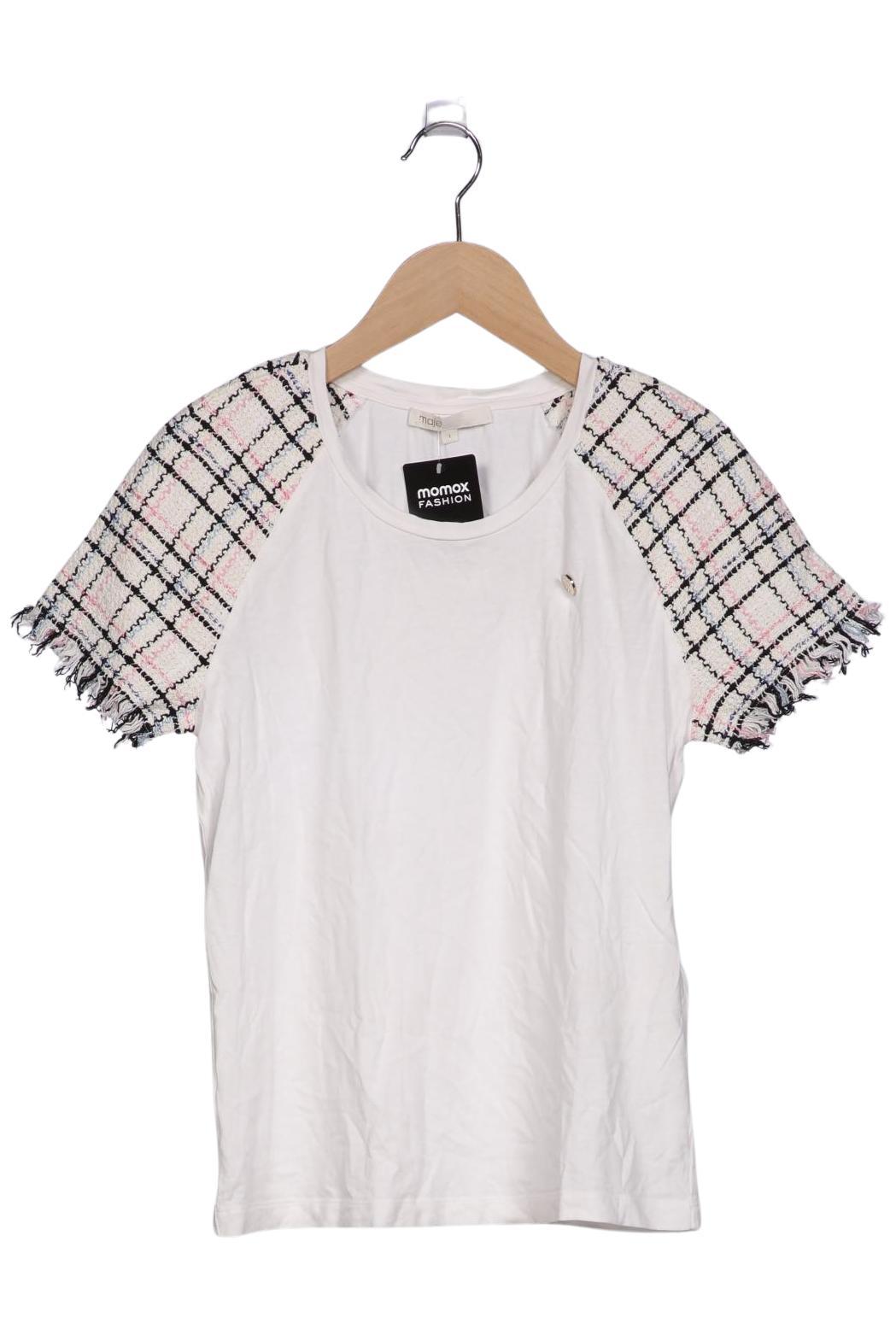 

maje Damen T-Shirt, weiß, Gr. 36