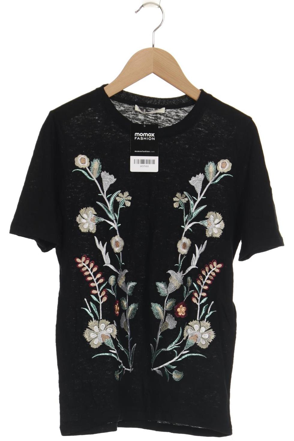

maje Damen T-Shirt, schwarz, Gr. 36
