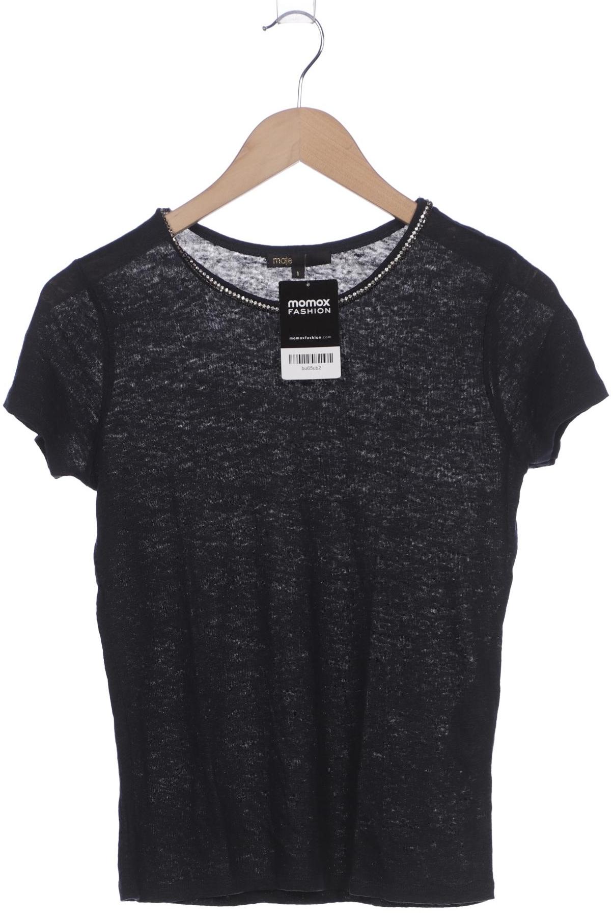 

maje Damen T-Shirt, marineblau, Gr. 36