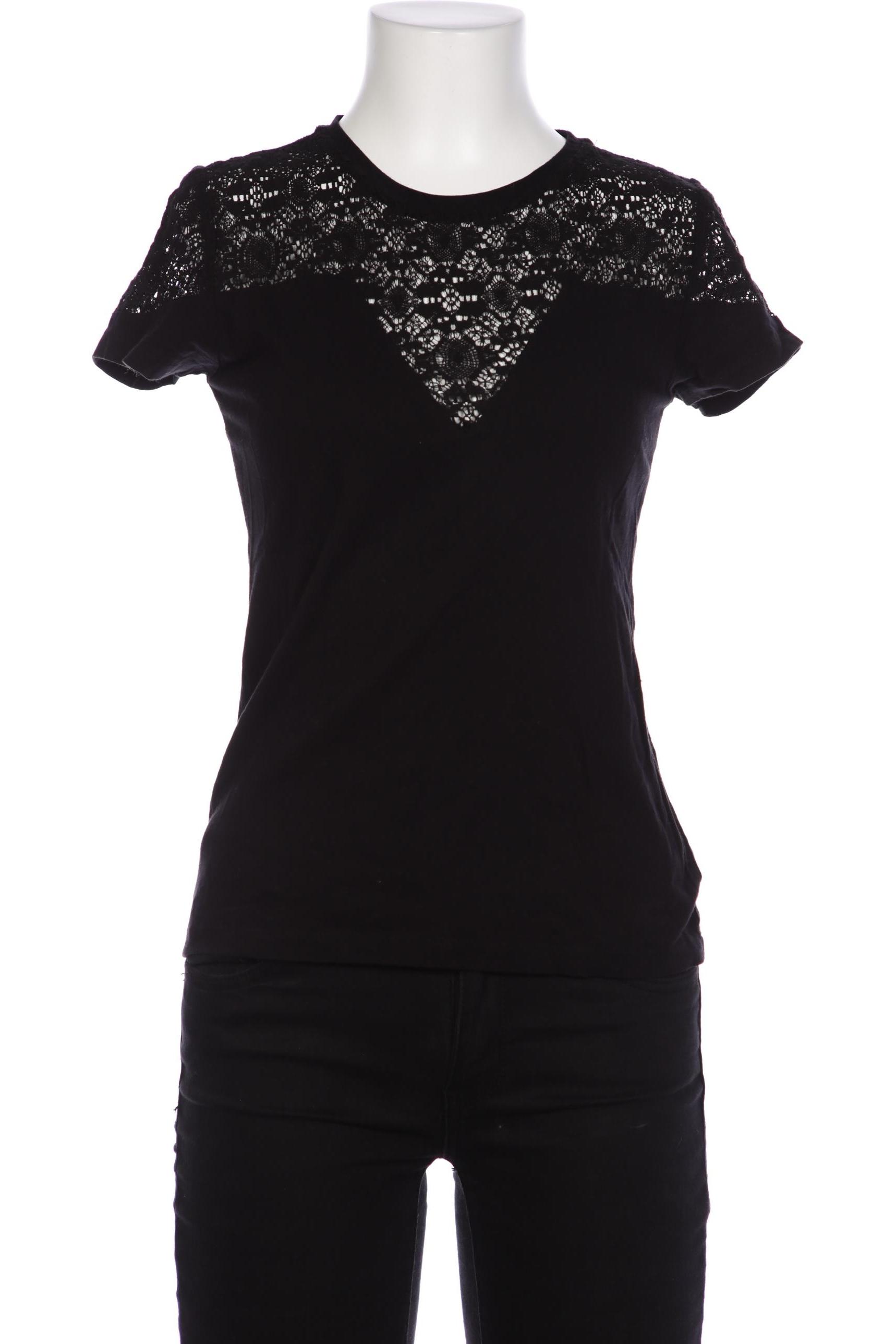 

maje Damen T-Shirt, schwarz, Gr. 36