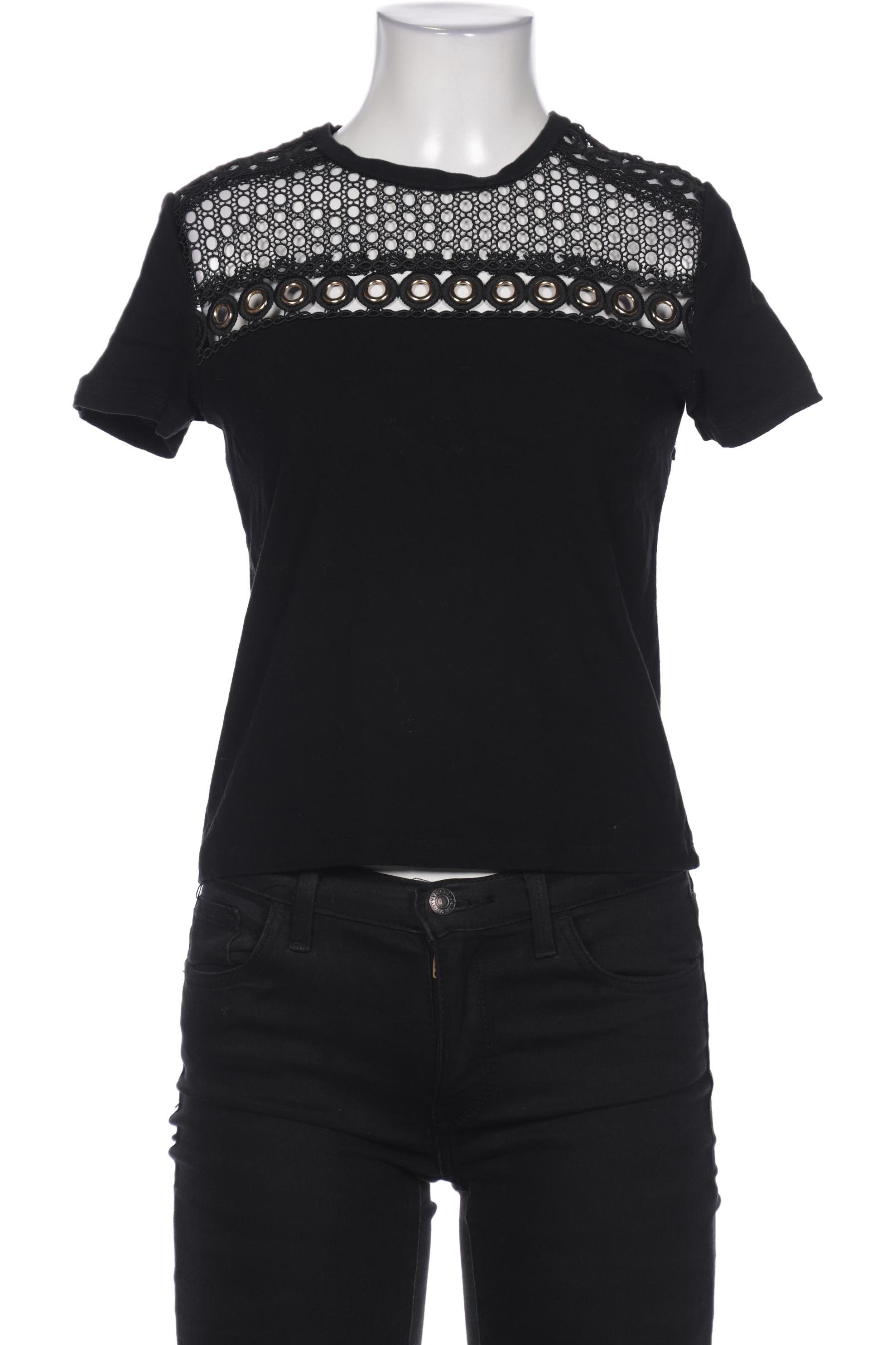 

maje Damen T-Shirt, schwarz, Gr. 36