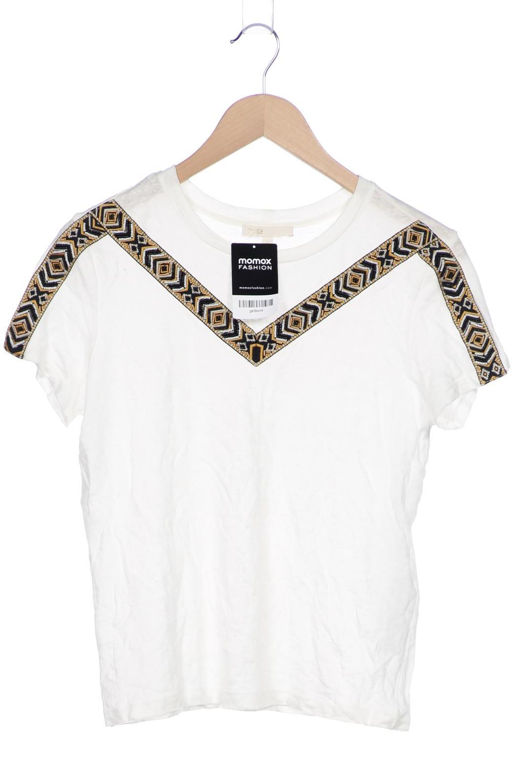 

maje Damen T-Shirt, weiß, Gr. 36