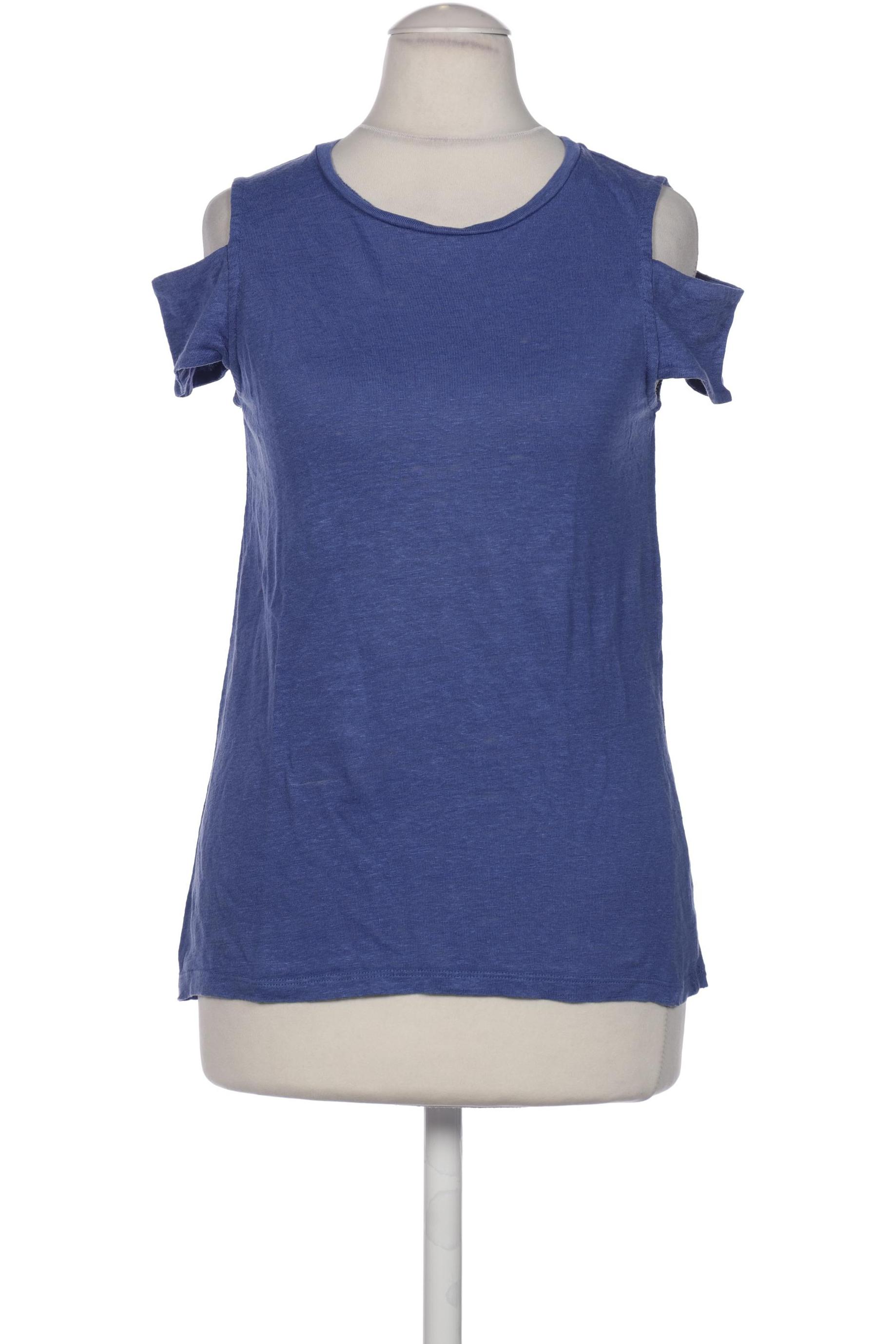 

maje Damen T-Shirt, blau, Gr. 36