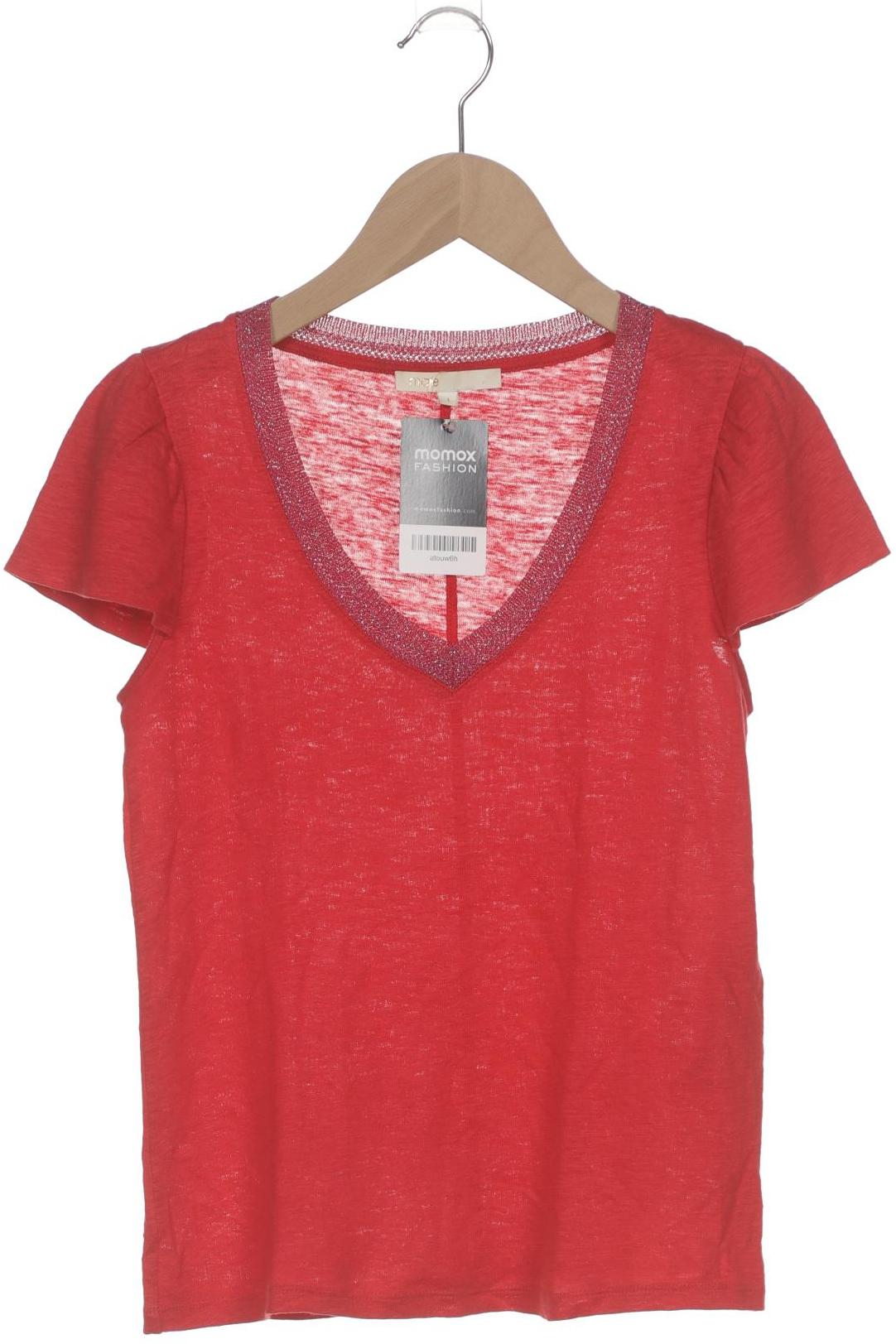 

maje Damen T-Shirt, rot, Gr. 36