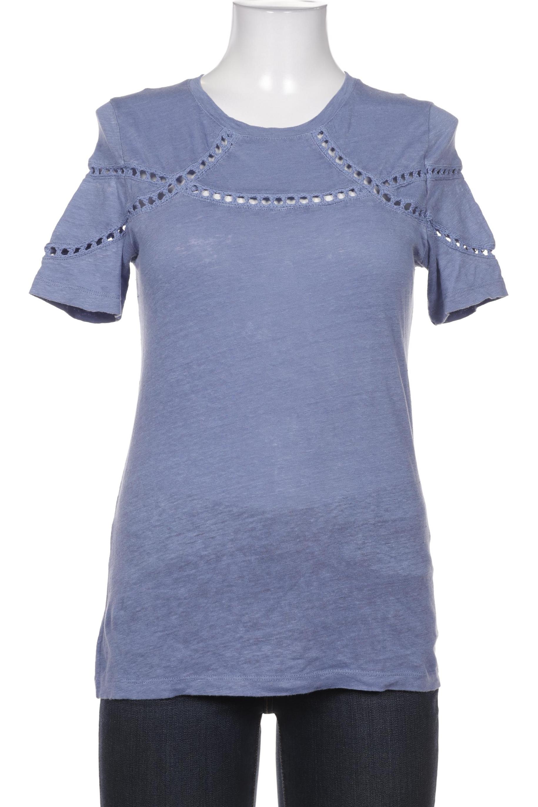 

maje Damen T-Shirt, blau, Gr. 36