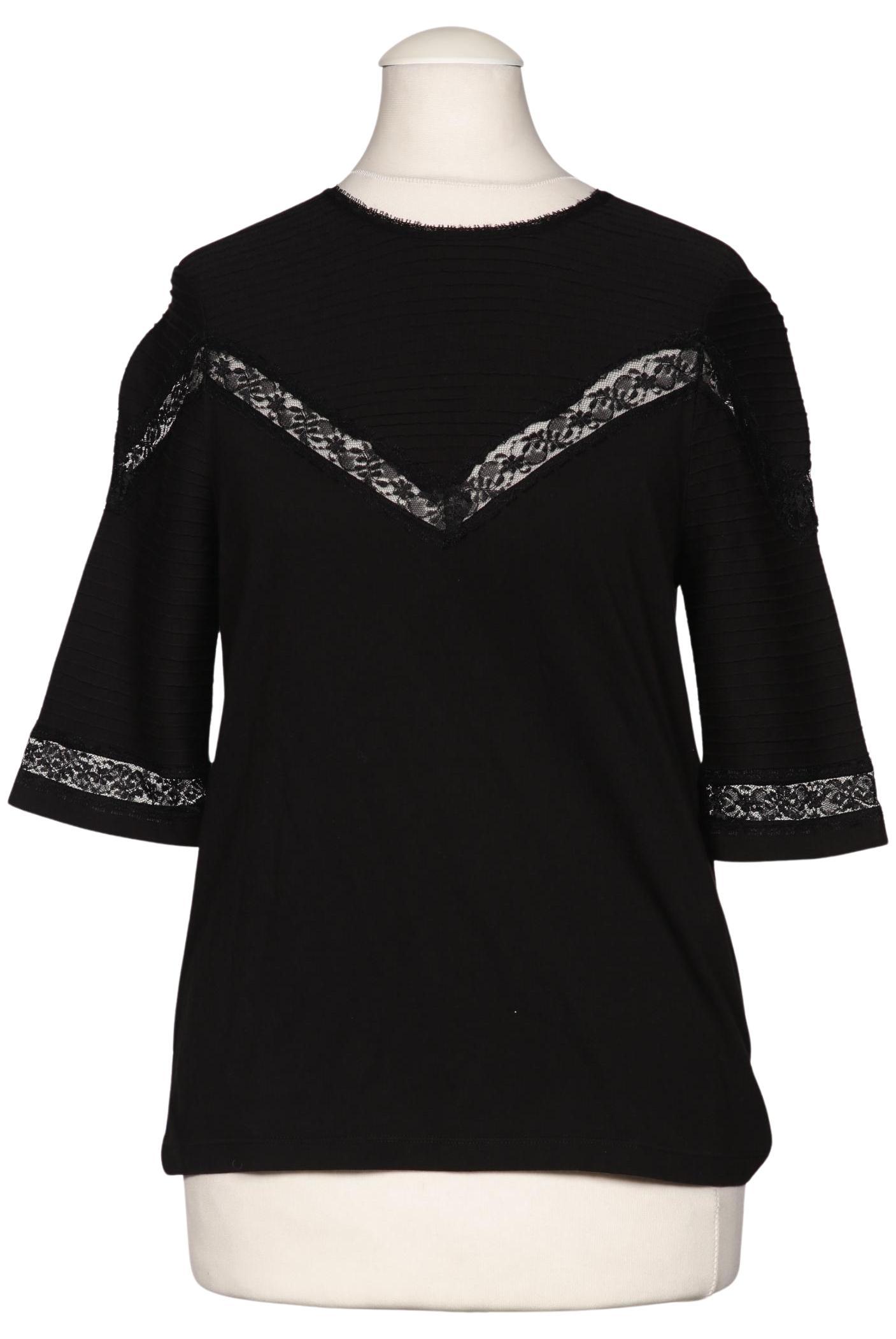 

maje Damen T-Shirt, schwarz, Gr. 36