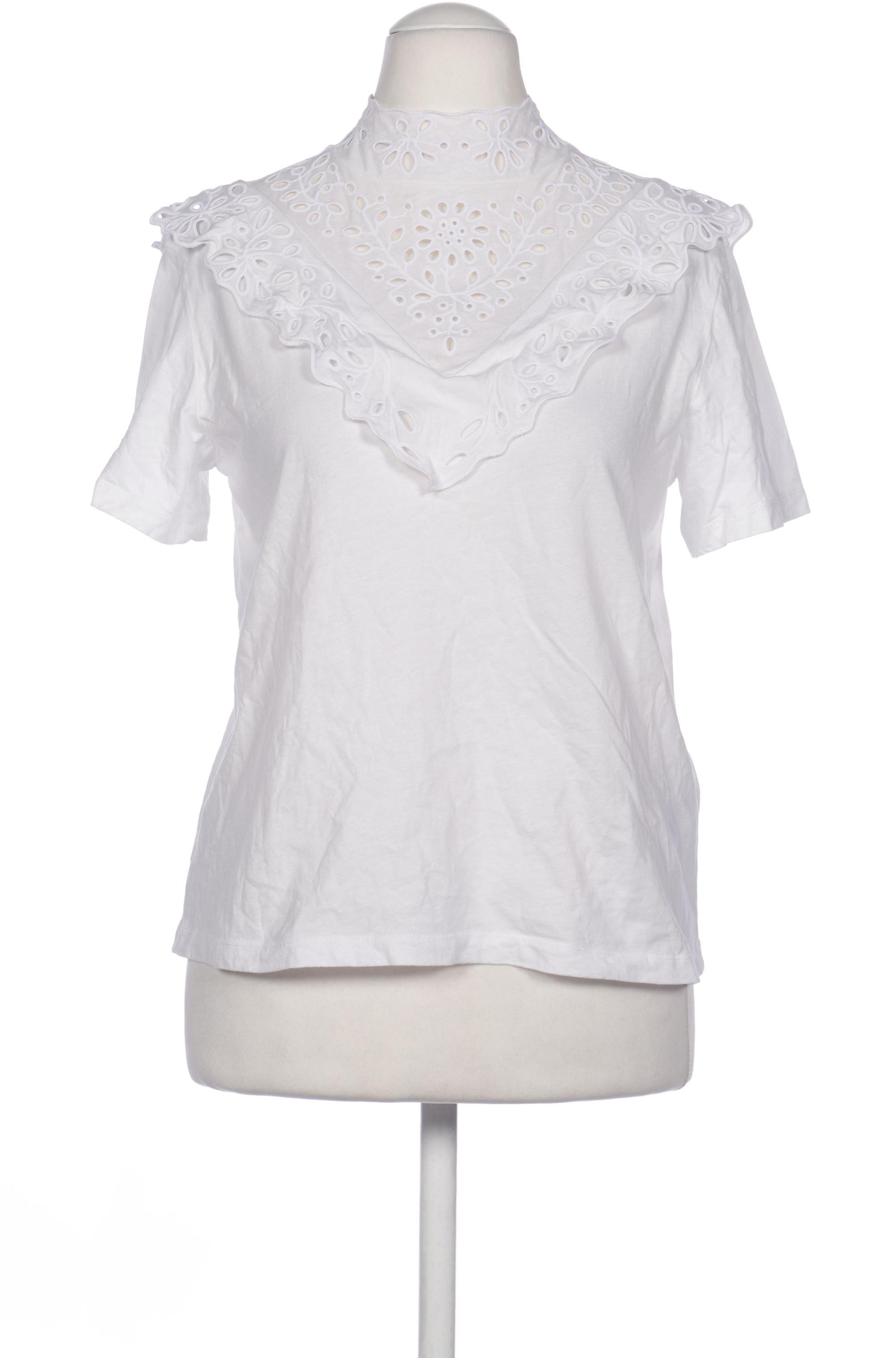 

maje Damen T-Shirt, weiß, Gr. 38