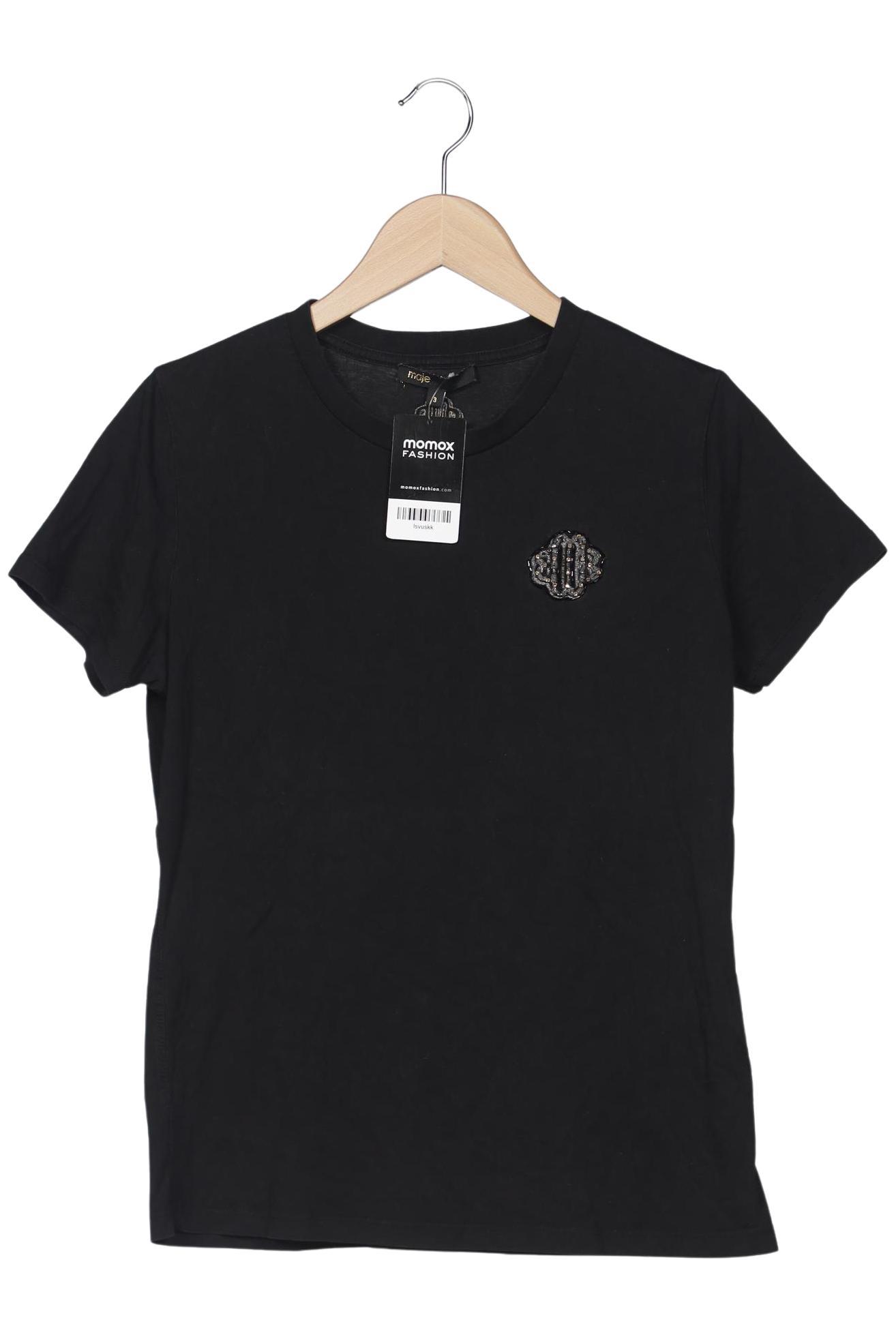 

maje Damen T-Shirt, schwarz, Gr. 42