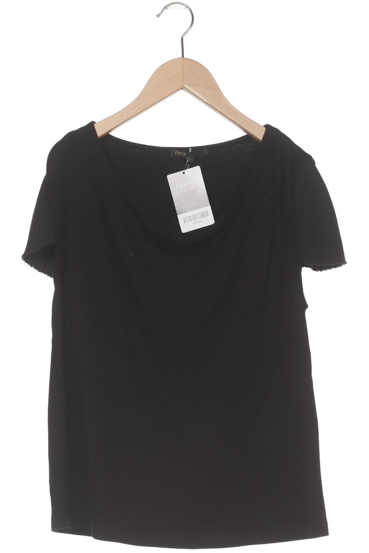 

maje Damen T-Shirt, schwarz, Gr. 38
