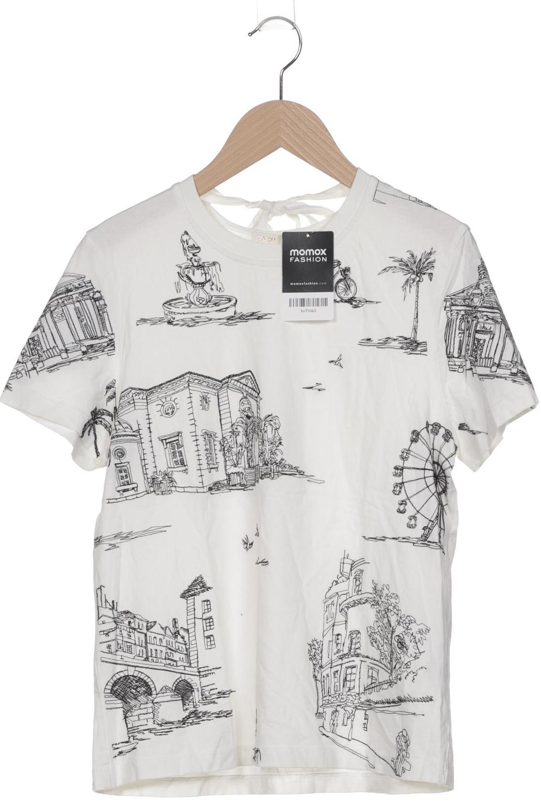 

maje Damen T-Shirt, weiß, Gr. 42