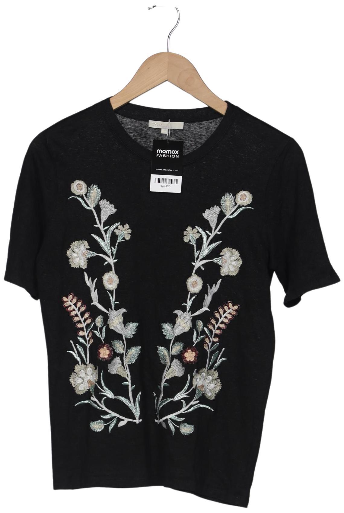 

maje Damen T-Shirt, schwarz, Gr. 38