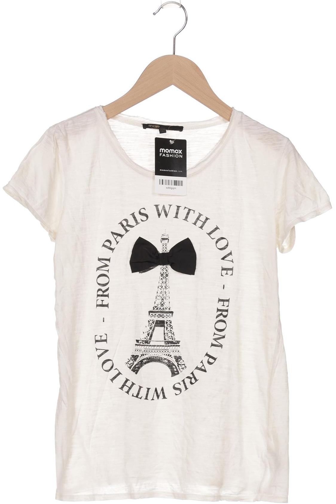 

maje Damen T-Shirt, cremeweiß, Gr. 36