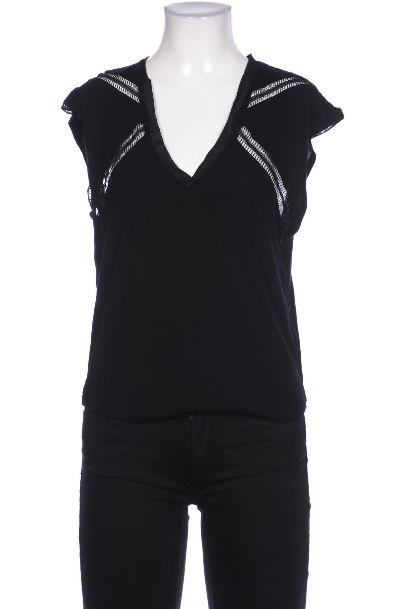 

maje Damen T-Shirt, schwarz, Gr. 36