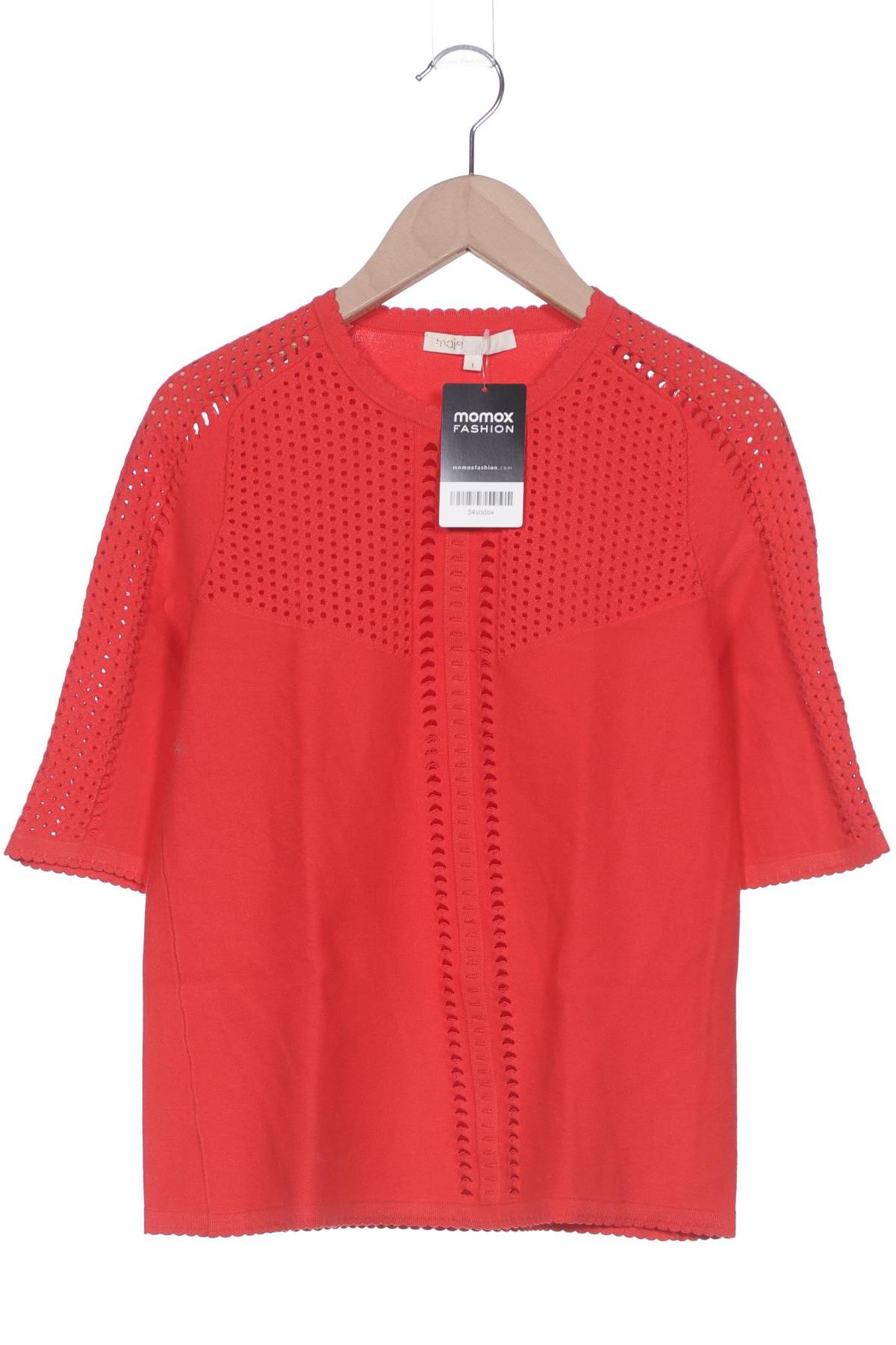 

maje Damen T-Shirt, rot, Gr. 36