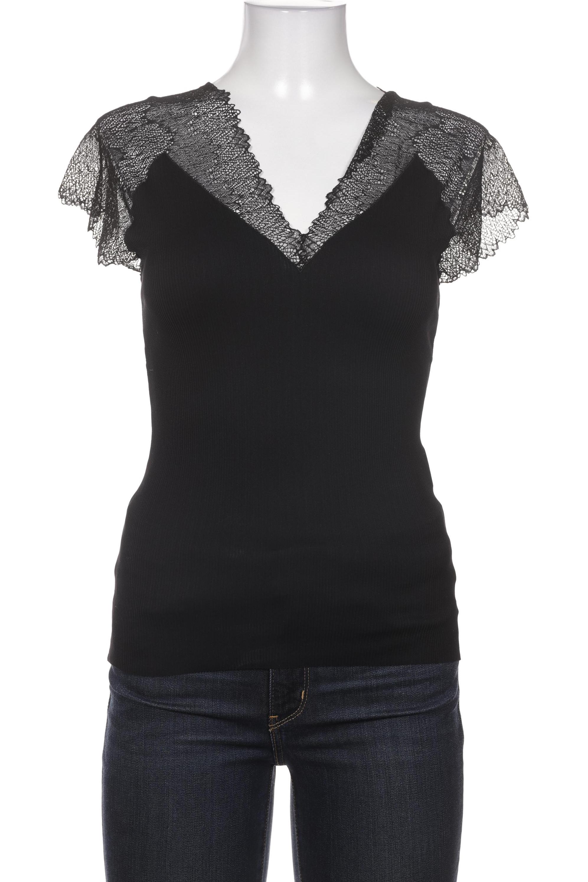

maje Damen T-Shirt, schwarz, Gr. 38