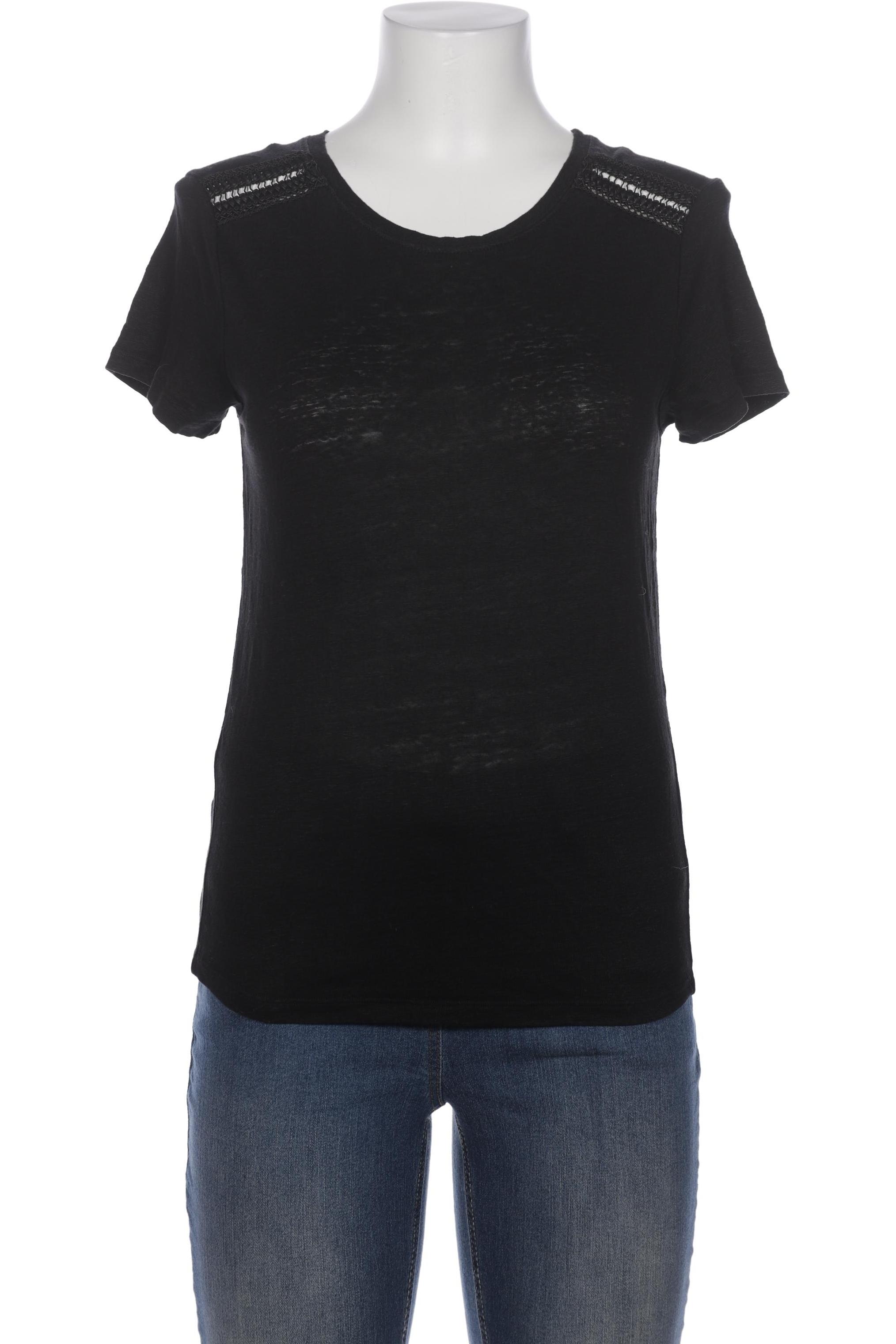 

maje Damen T-Shirt, schwarz, Gr. 38