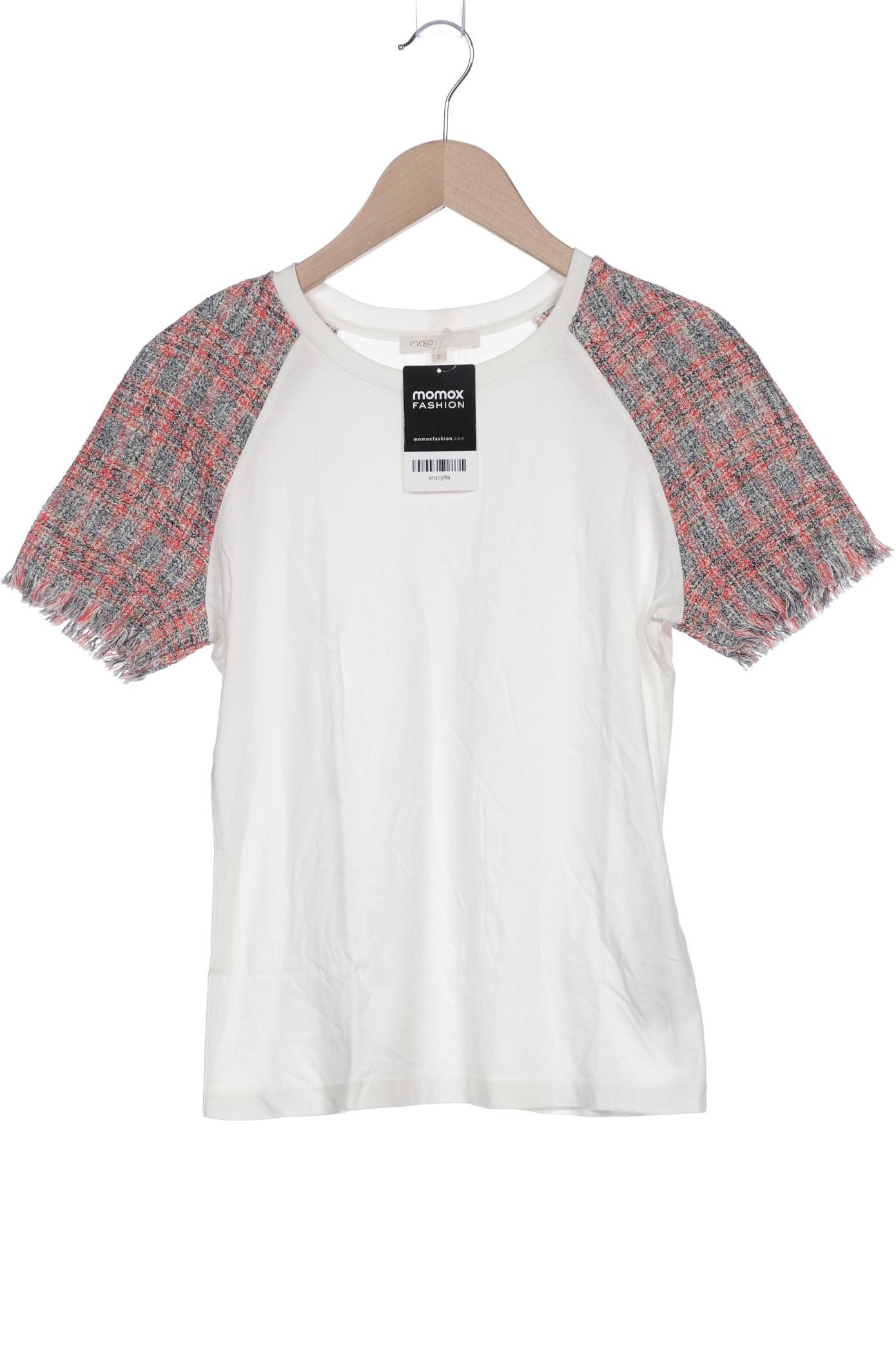 

maje Damen T-Shirt, weiß