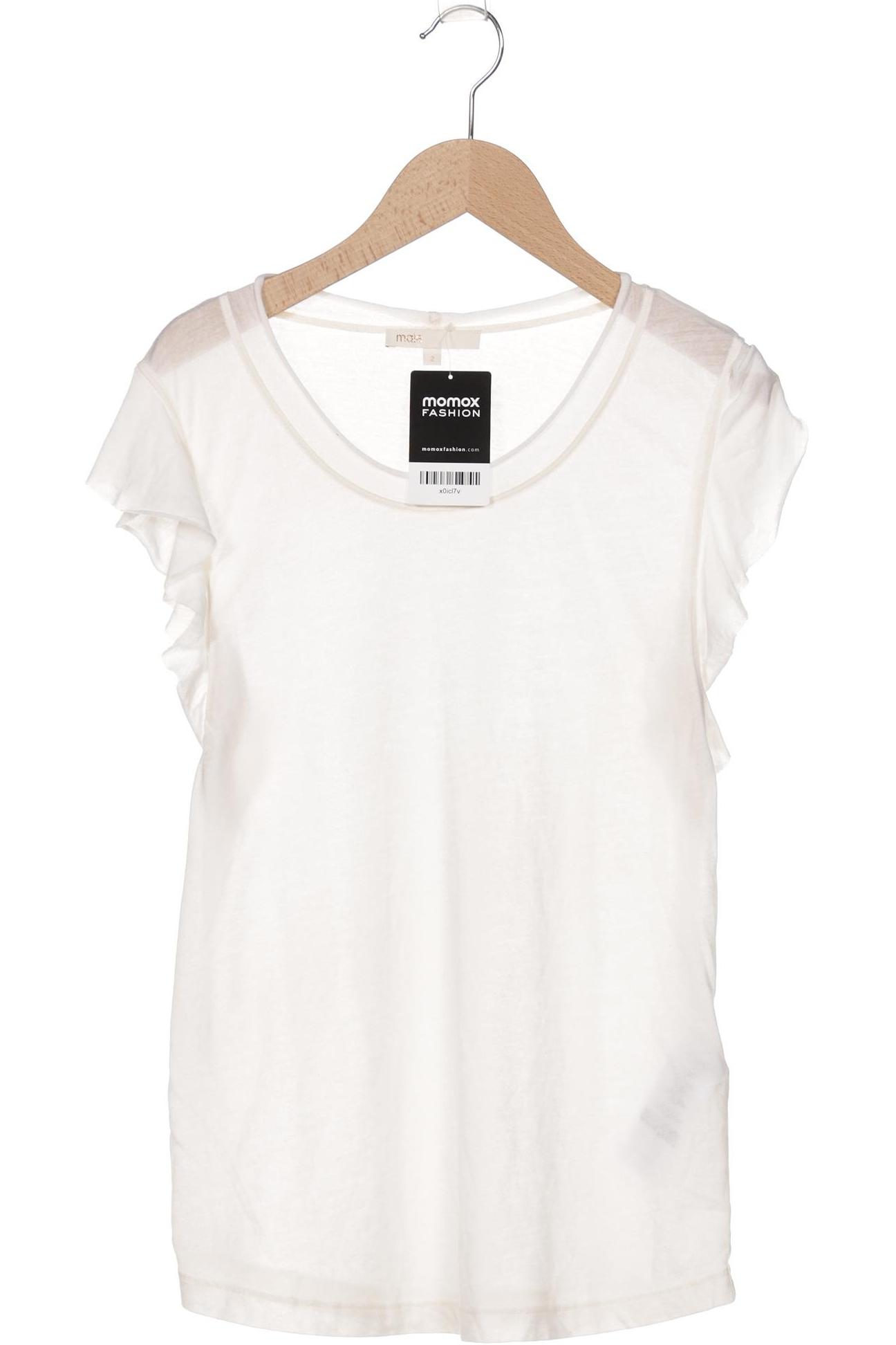 

maje Damen T-Shirt, weiß, Gr. 38