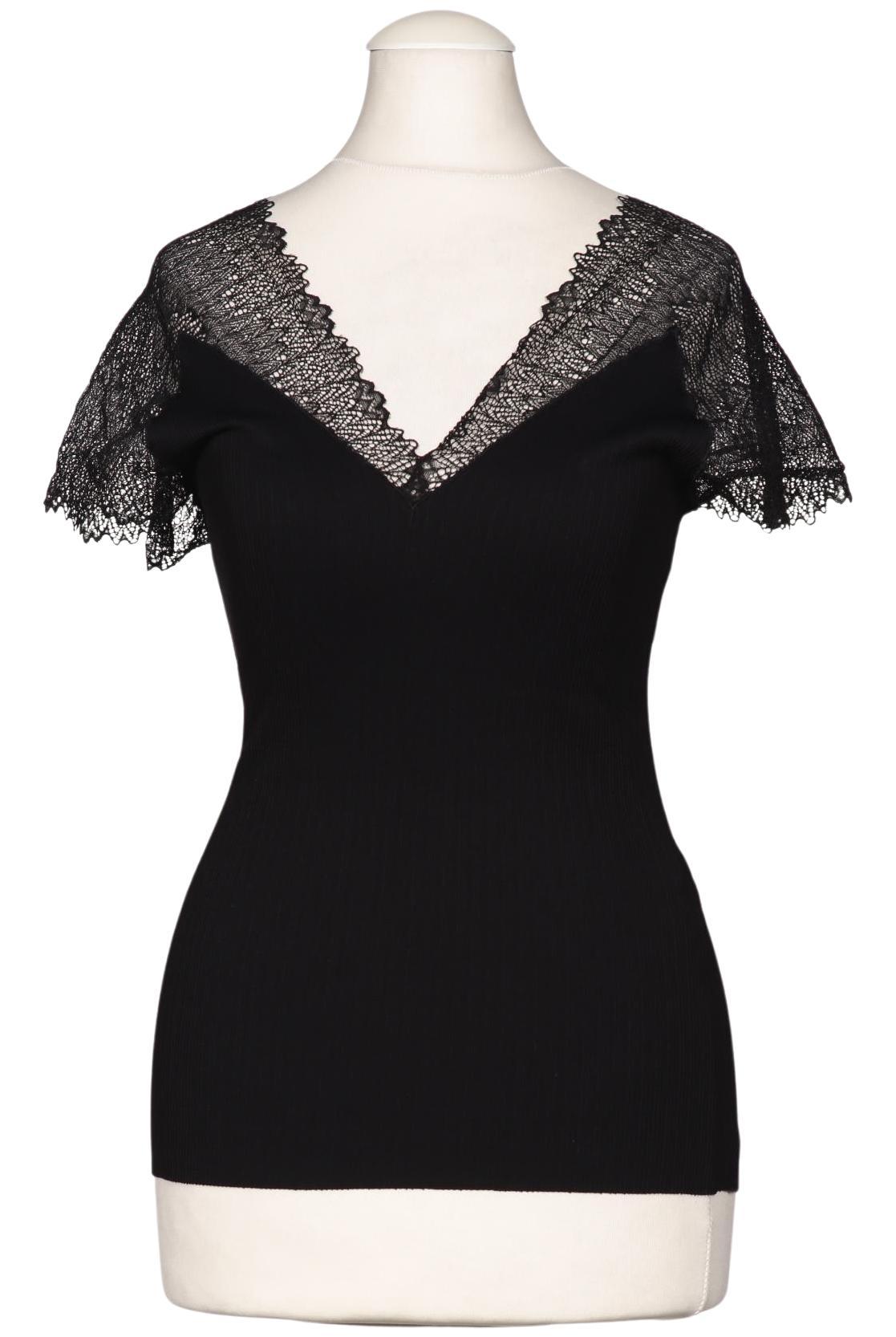 

maje Damen T-Shirt, schwarz, Gr. 36