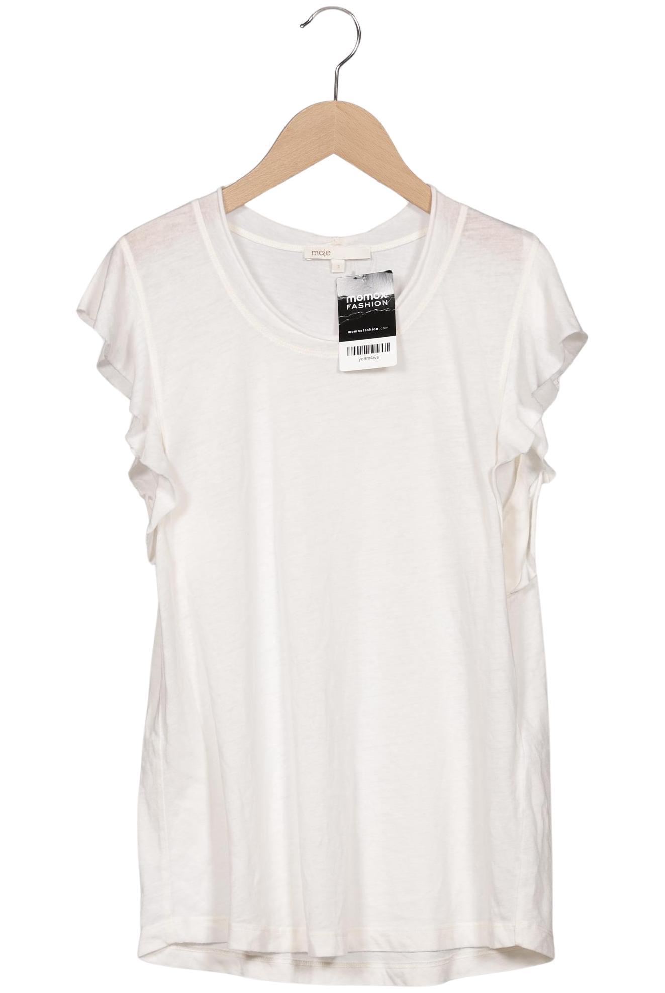 

maje Damen T-Shirt, weiß, Gr. 42