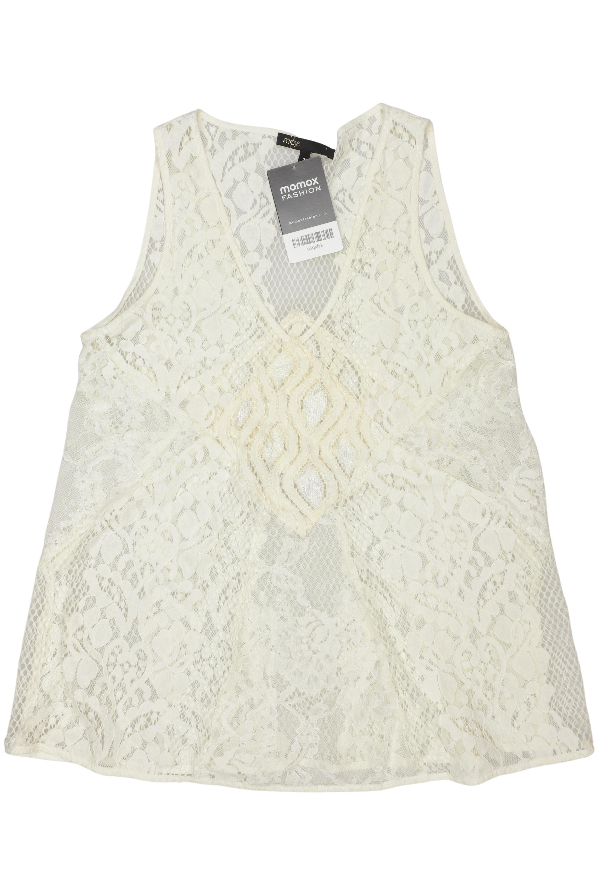

maje Damen Top, cremeweiß, Gr. 38