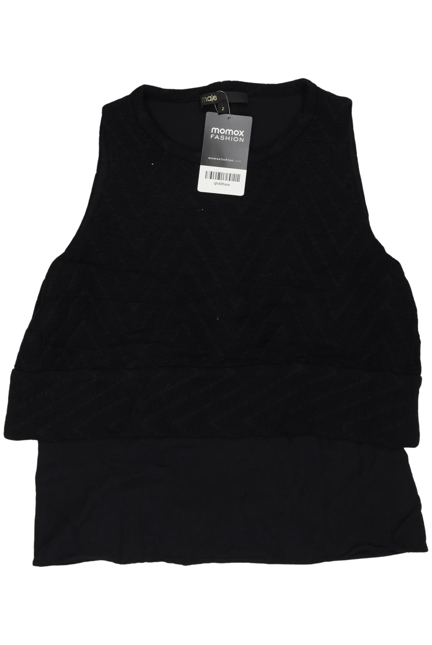 

maje Damen Top, schwarz, Gr. 38