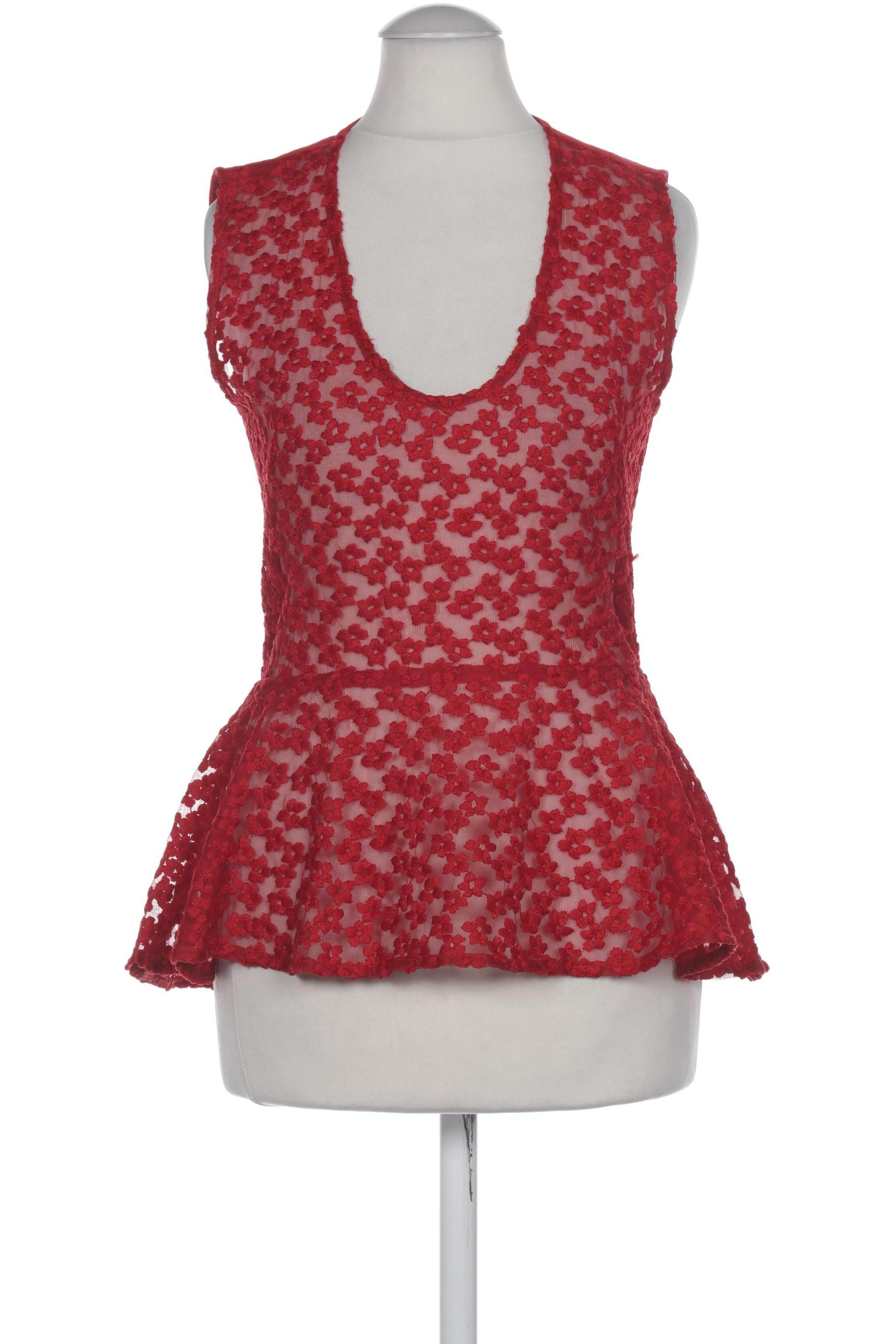 

maje Damen Top, rot, Gr. 36