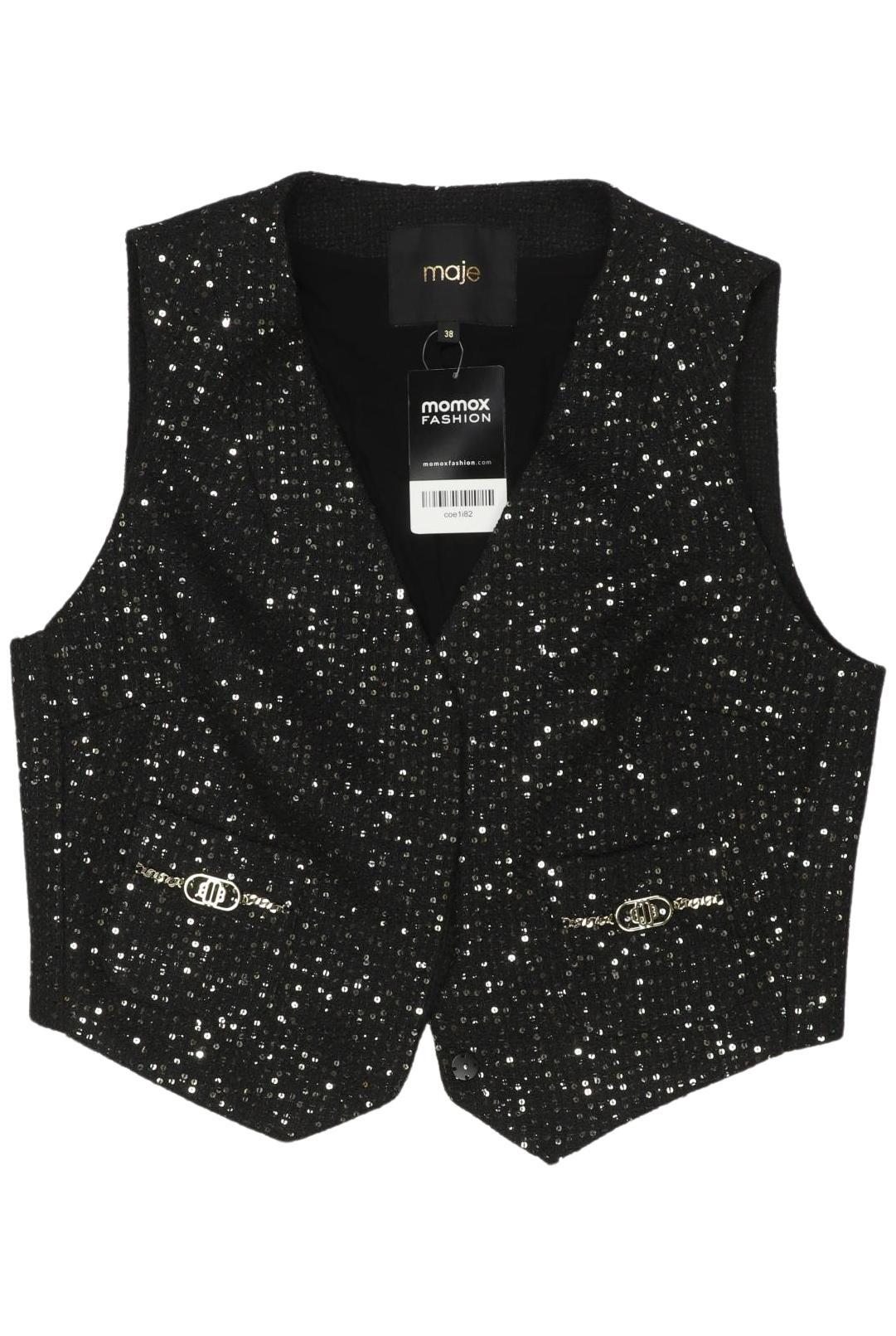 

maje Damen Weste, schwarz, Gr. 38