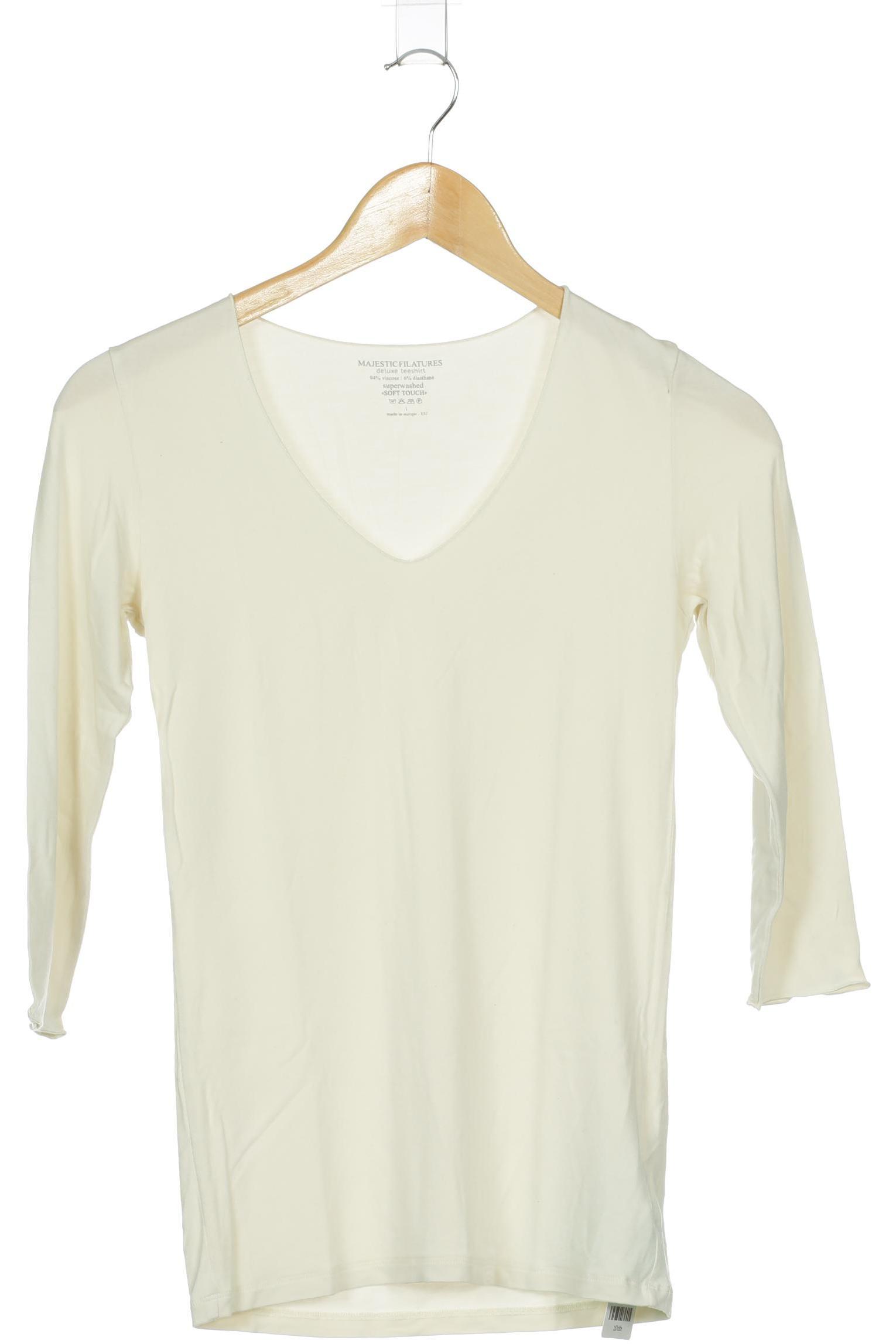 

Majestic Filatures Damen Langarmshirt, beige, Gr.