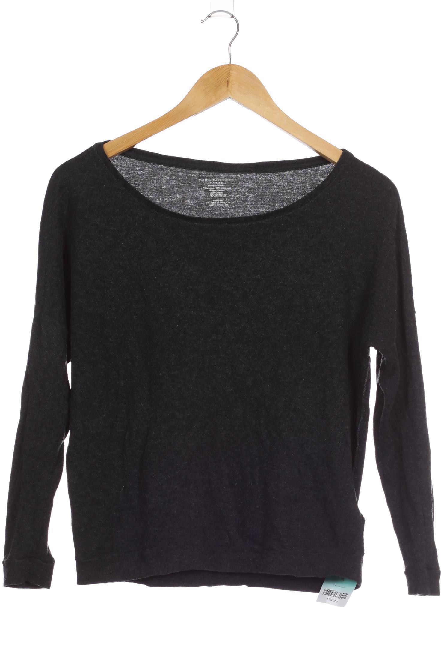 

Majestic Filatures Damen Langarmshirt, schwarz, Gr.