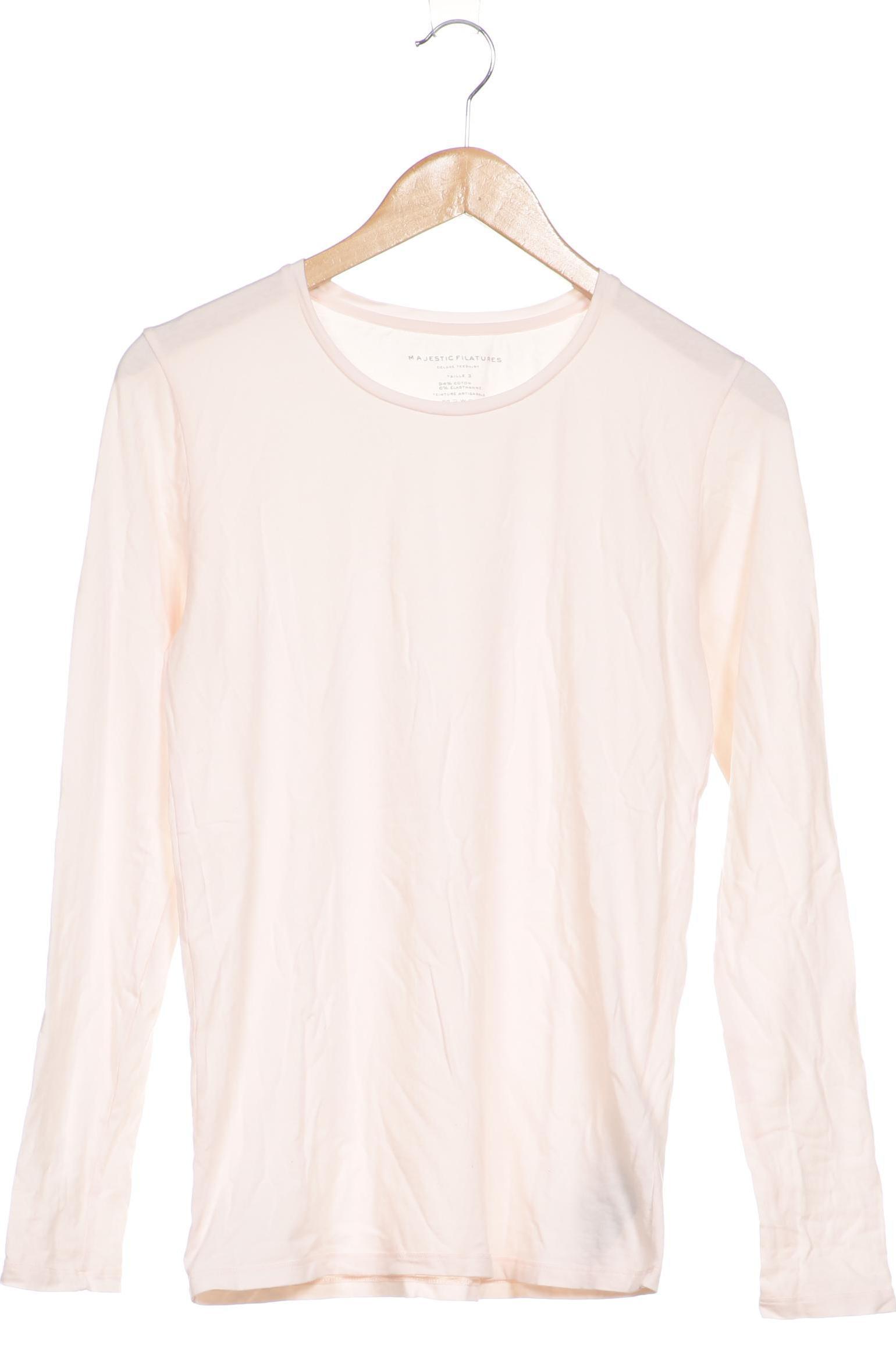 

Majestic Filatures Damen Langarmshirt, pink, Gr.