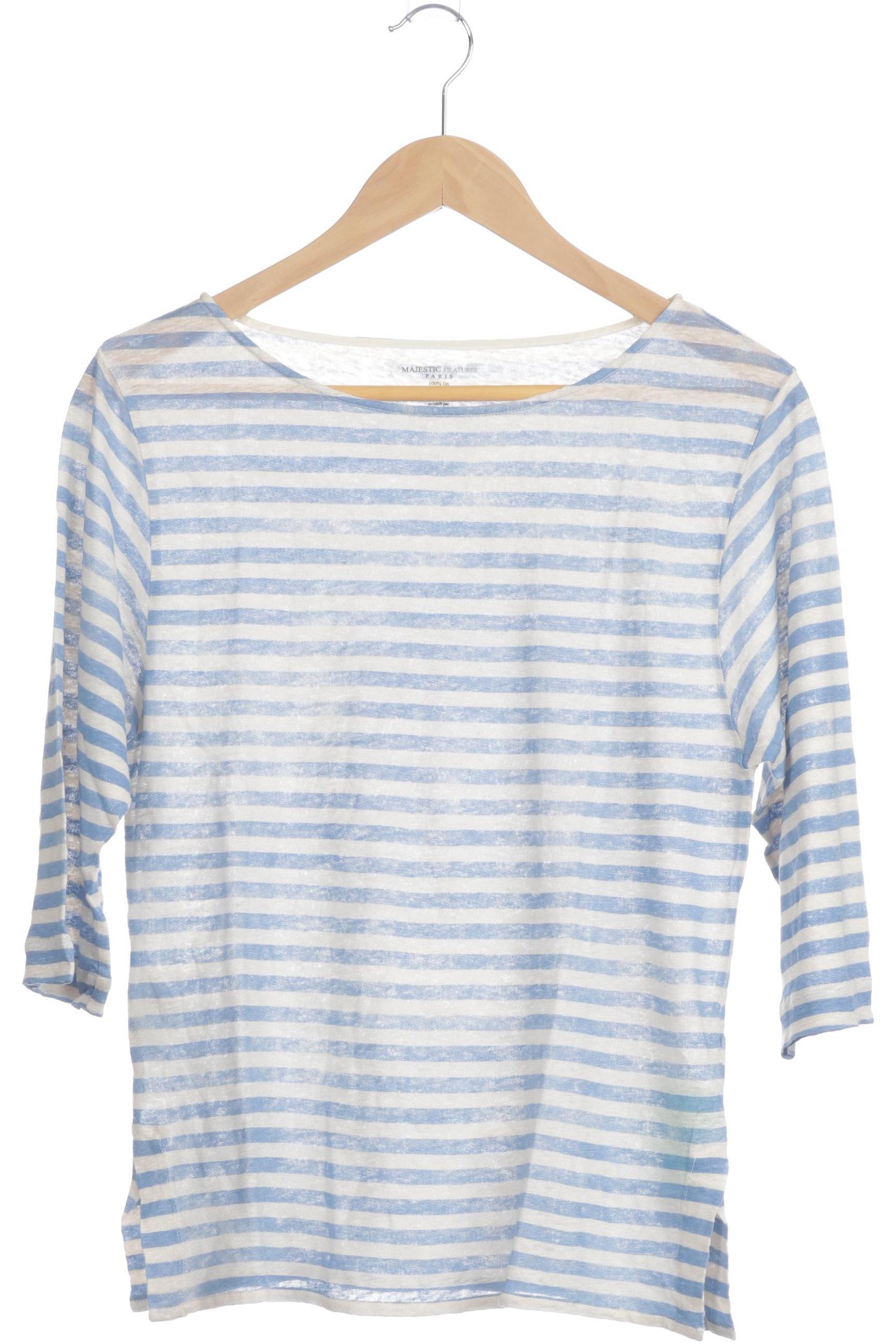 

Majestic Filatures Damen Pullover, blau, Gr.