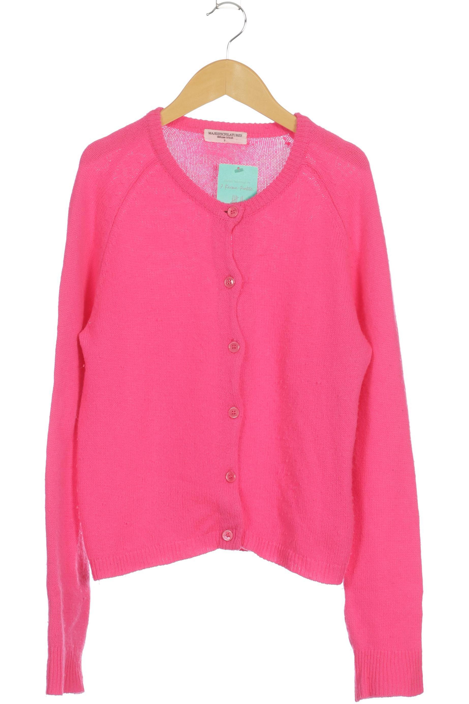 

Majestic Filatures Damen Strickjacke, pink, Gr.