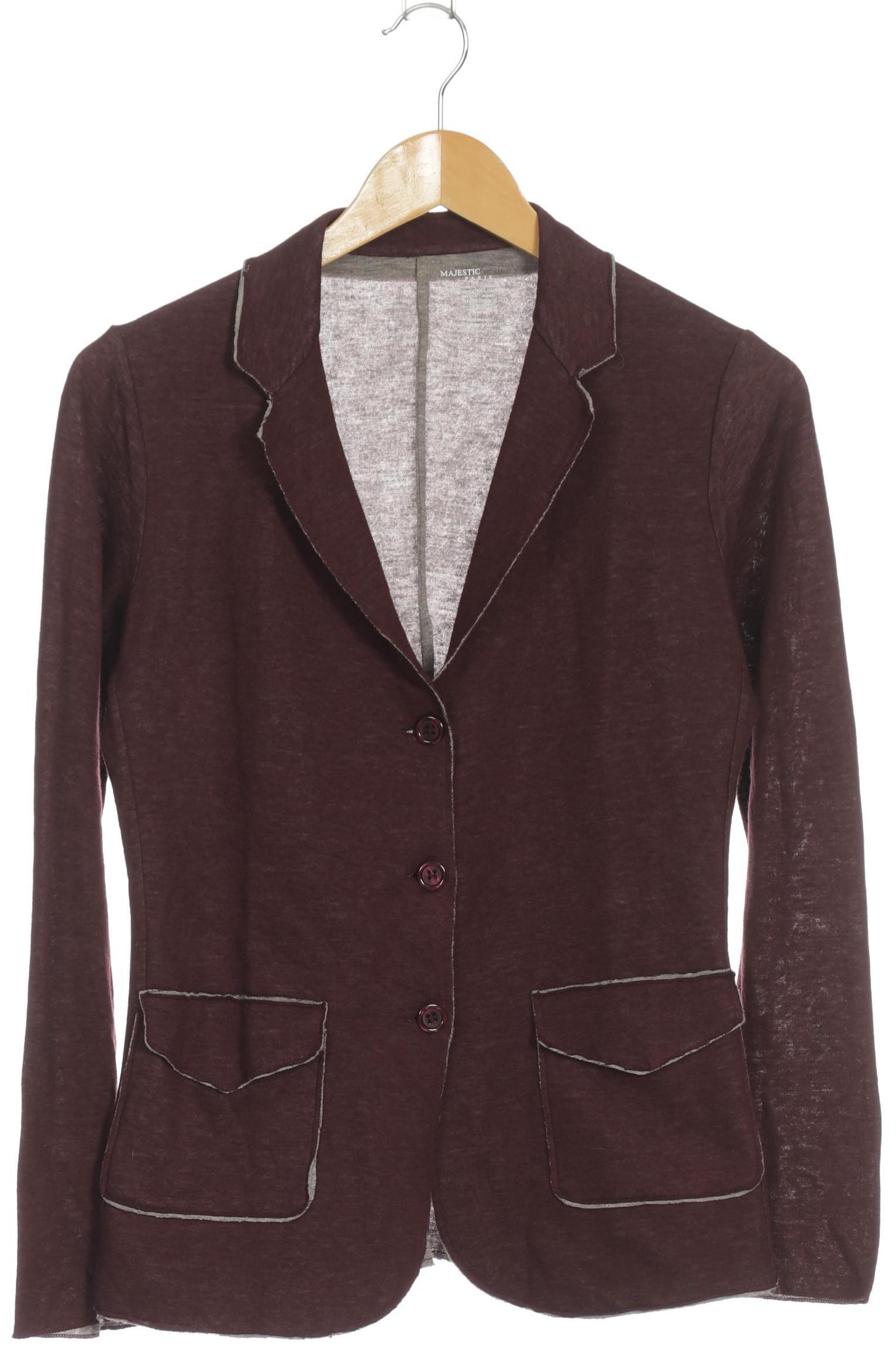 

Majestic Filatures Damen Strickjacke, lila, Gr.