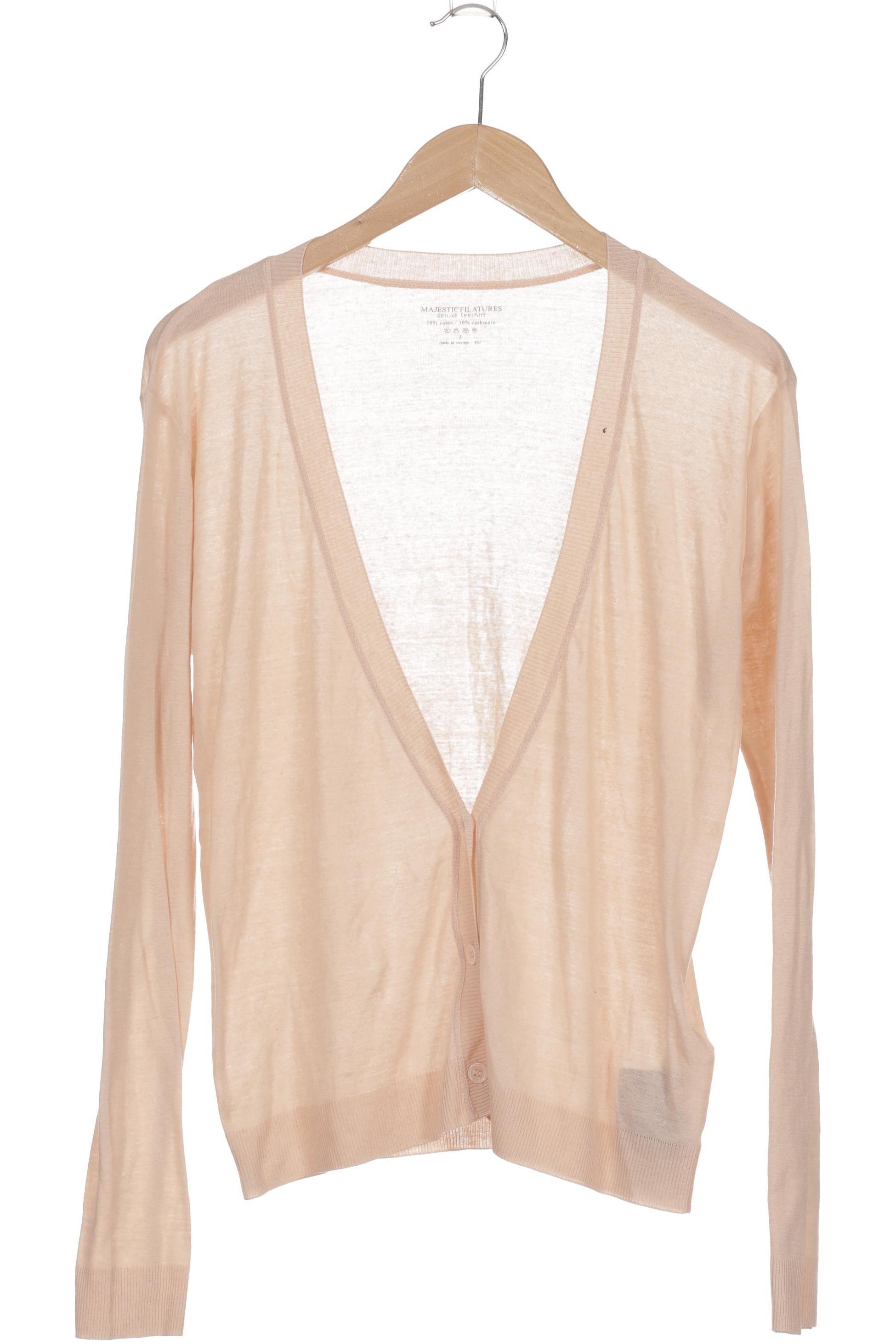 

Majestic Filatures Damen Strickjacke, beige, Gr.