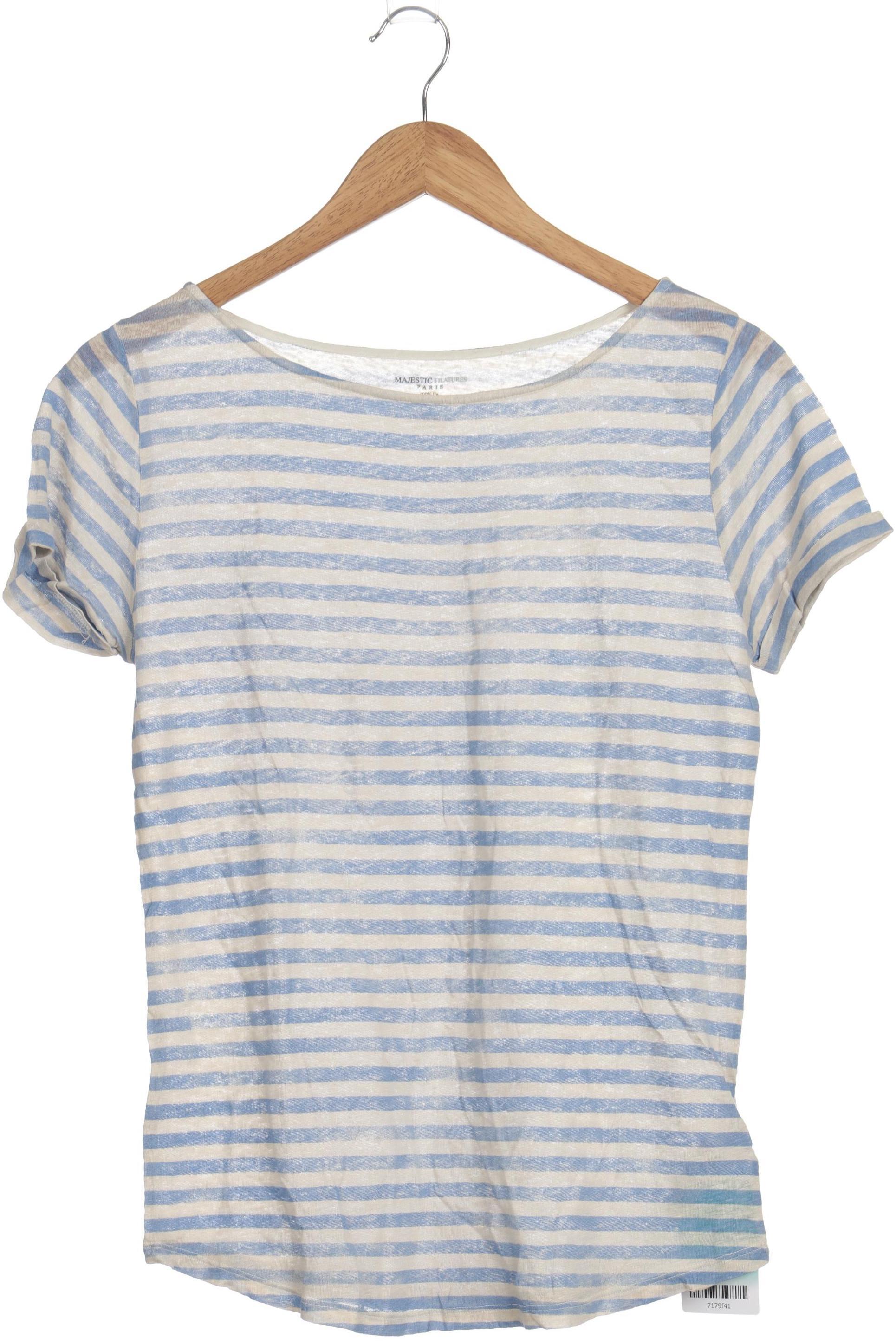 

Majestic Filatures Damen T-Shirt, blau, Gr.