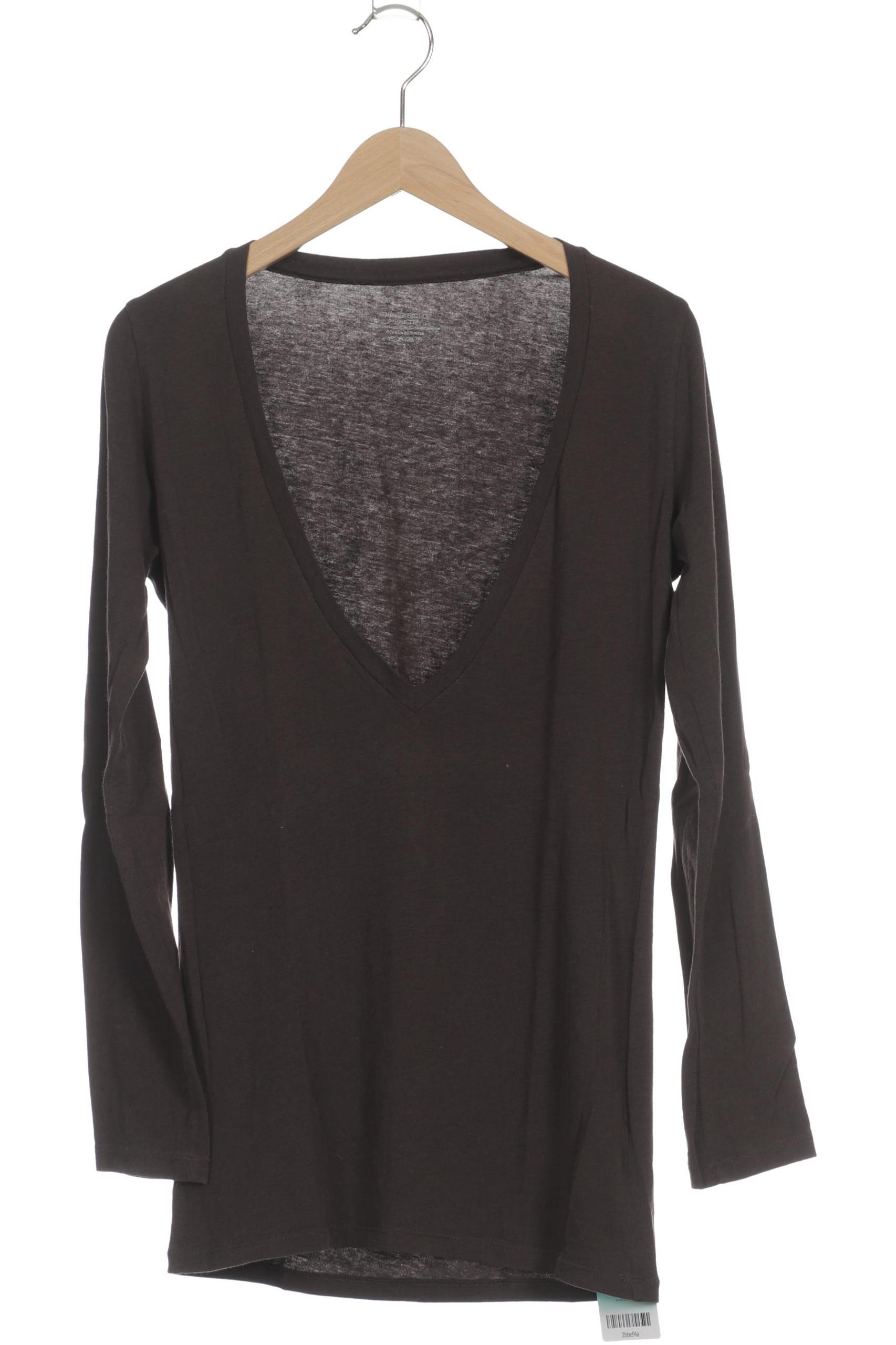 

Majestic Damen Langarmshirt, braun, Gr.