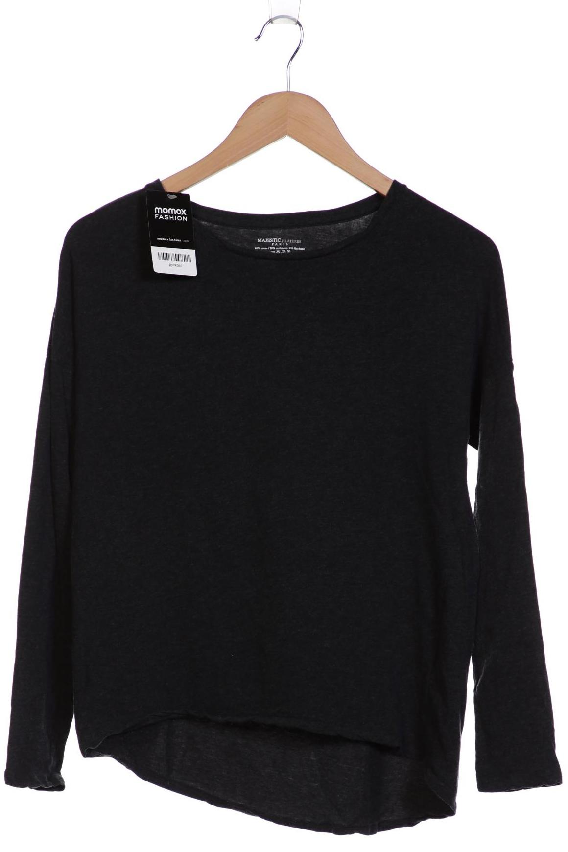 

Majestic Damen Langarmshirt, grau, Gr. 32