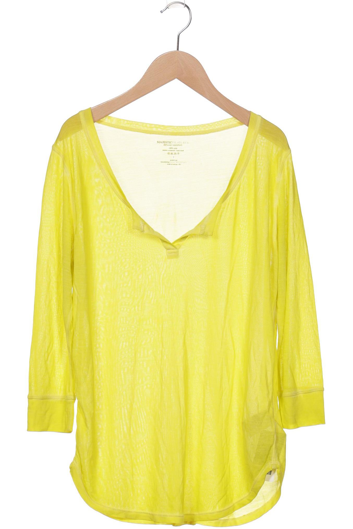 

Majestic Damen Langarmshirt, gelb, Gr. 36