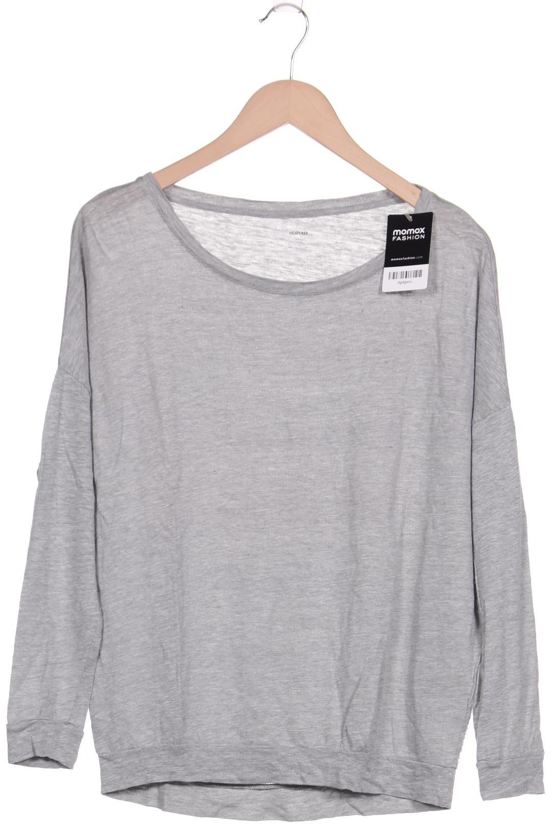 

Majestic Filatures Damen Langarmshirt, grau