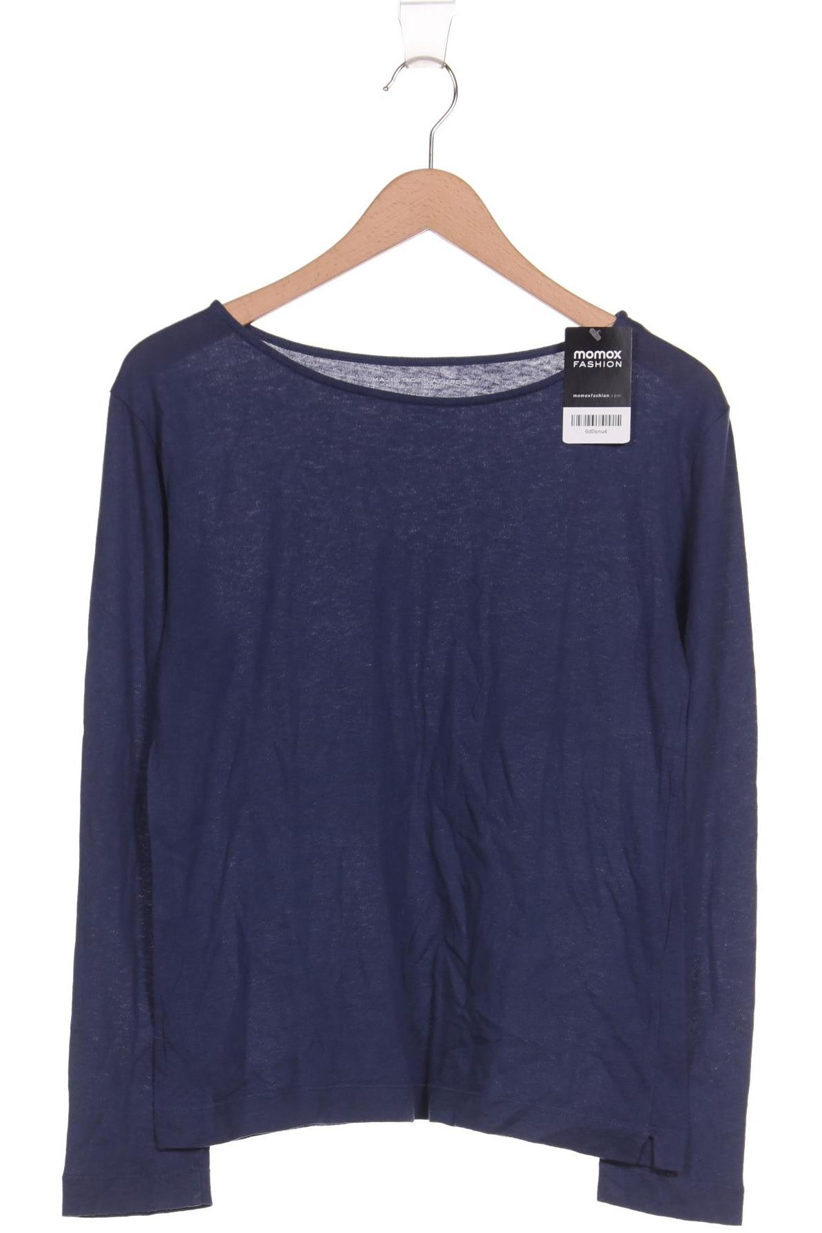 

Majestic Filatures Damen Langarmshirt, blau, Gr. 34