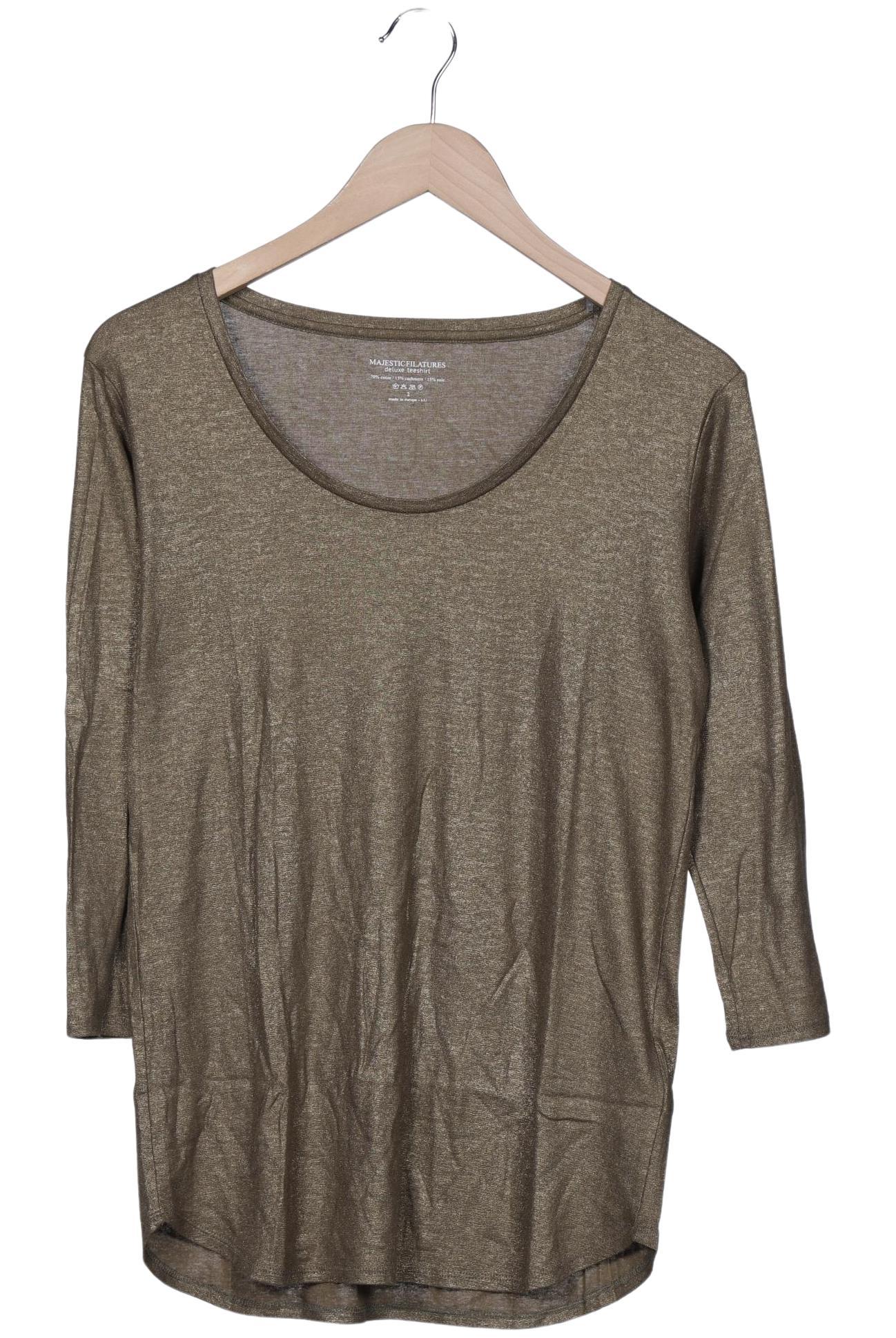 

Majestic Filatures Damen Langarmshirt, grün, Gr. 38