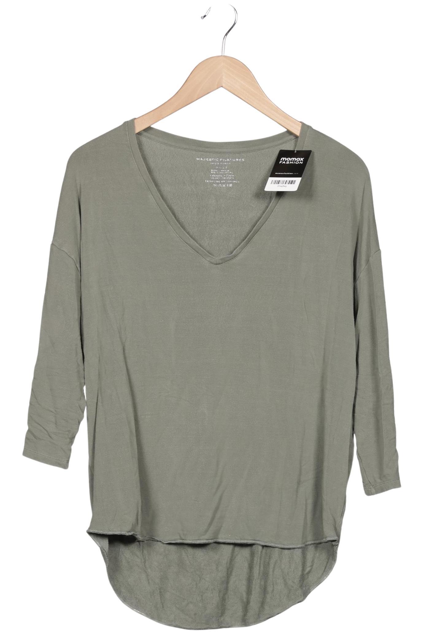 

Majestic Filatures Damen Langarmshirt, grün, Gr. 44