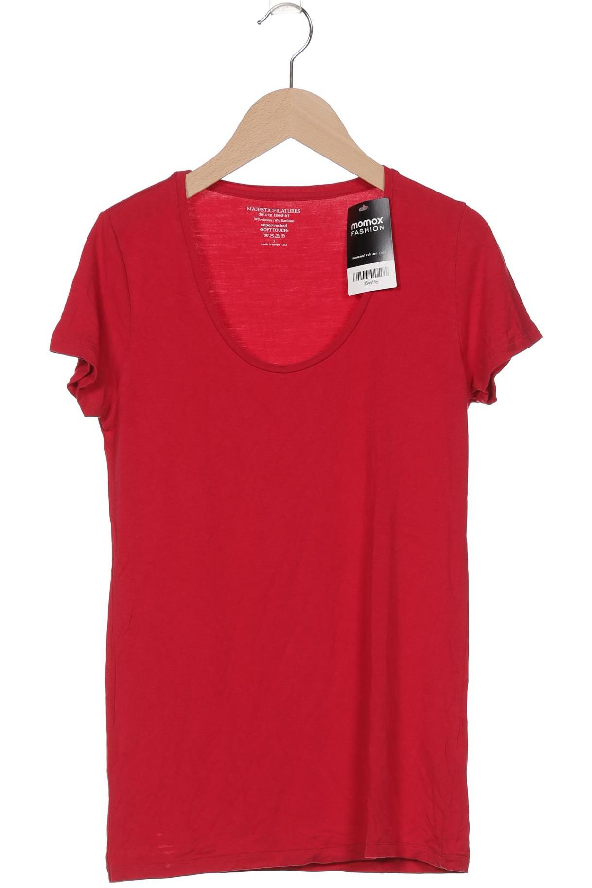 

Majestic Filatures Damen T-Shirt, rot, Gr. 36