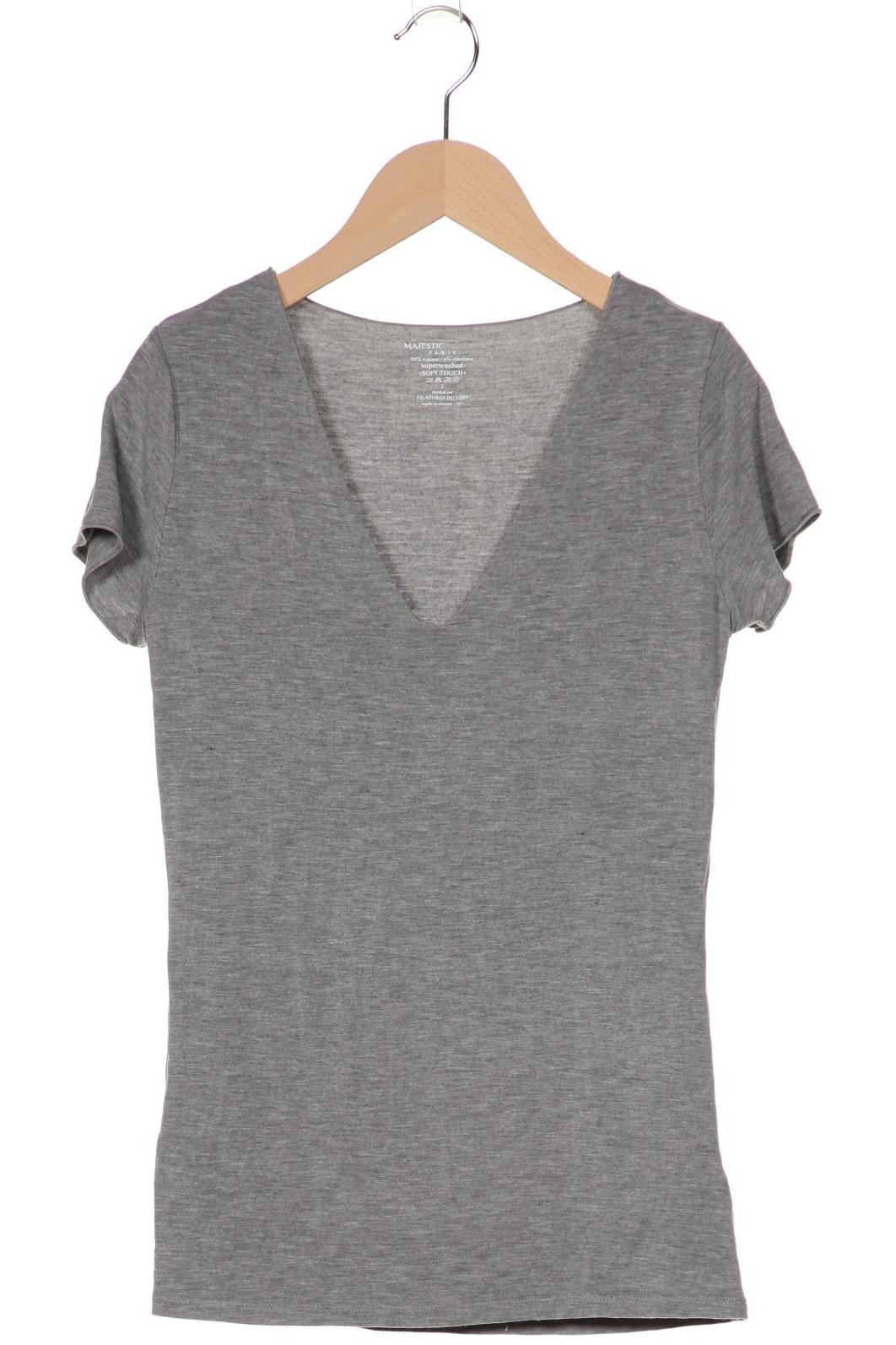 

Majestic Filatures Damen T-Shirt, grau